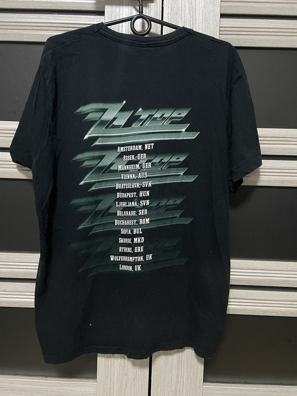 Band Tees × Vintage Vintage ZZ Top Tour T Shirt Vintage Band Tee Size US XL / EU 56 / 4 - 2 Thumbnail