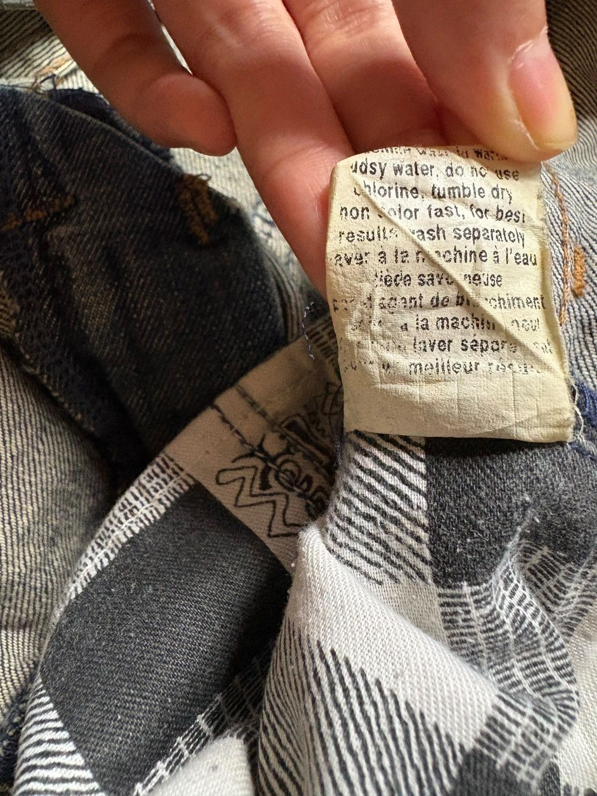 Stussy Vintage Stüssy Mud Wash Distressed Loose Baggy Jeans Size US 33 - 13 Thumbnail