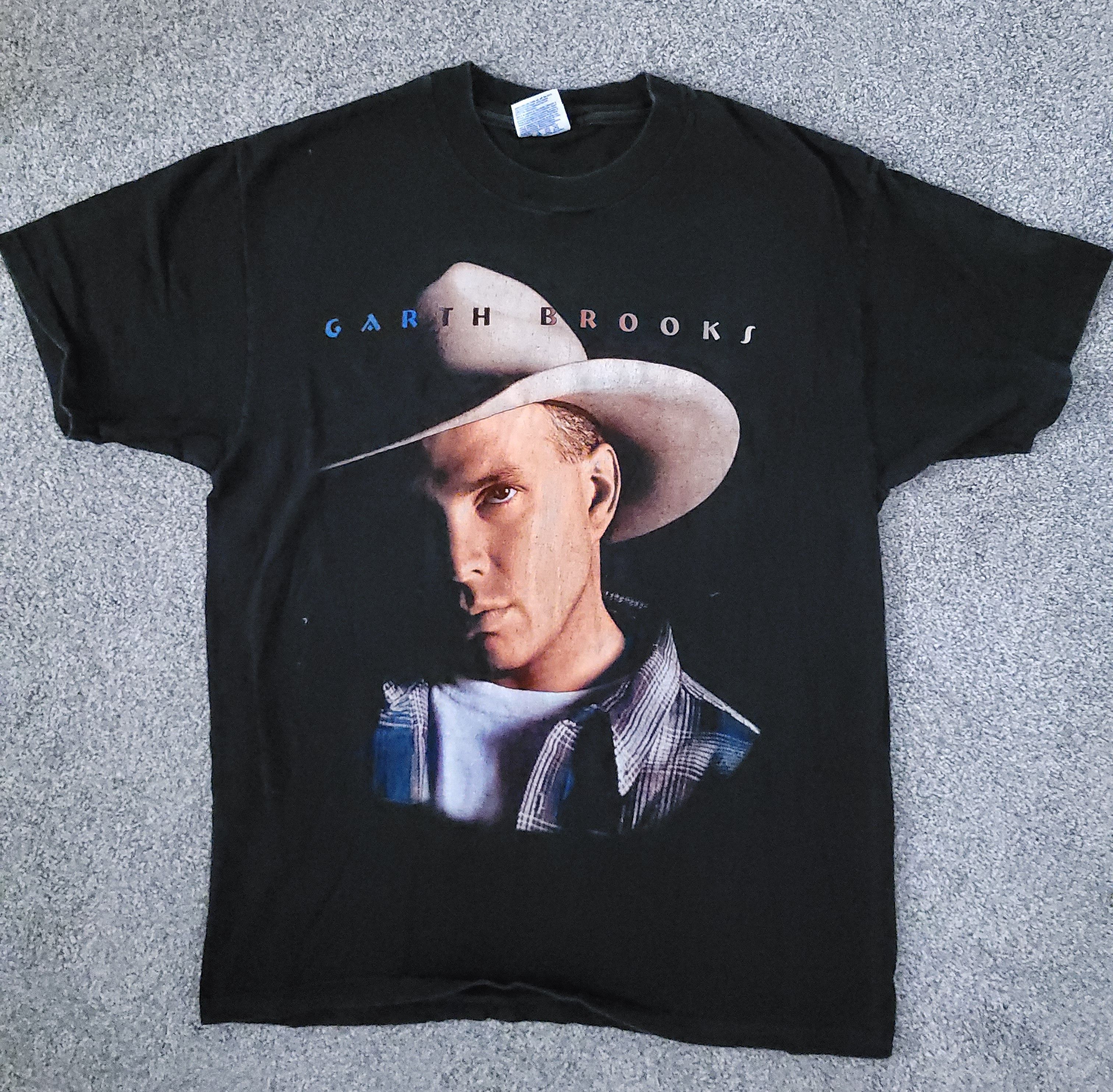 Hanes Garth Brooks Tour T-Shirt — 90s Country Music Graphic Tee Size US L / EU 52-54 / 3 - 1 Thumbnail