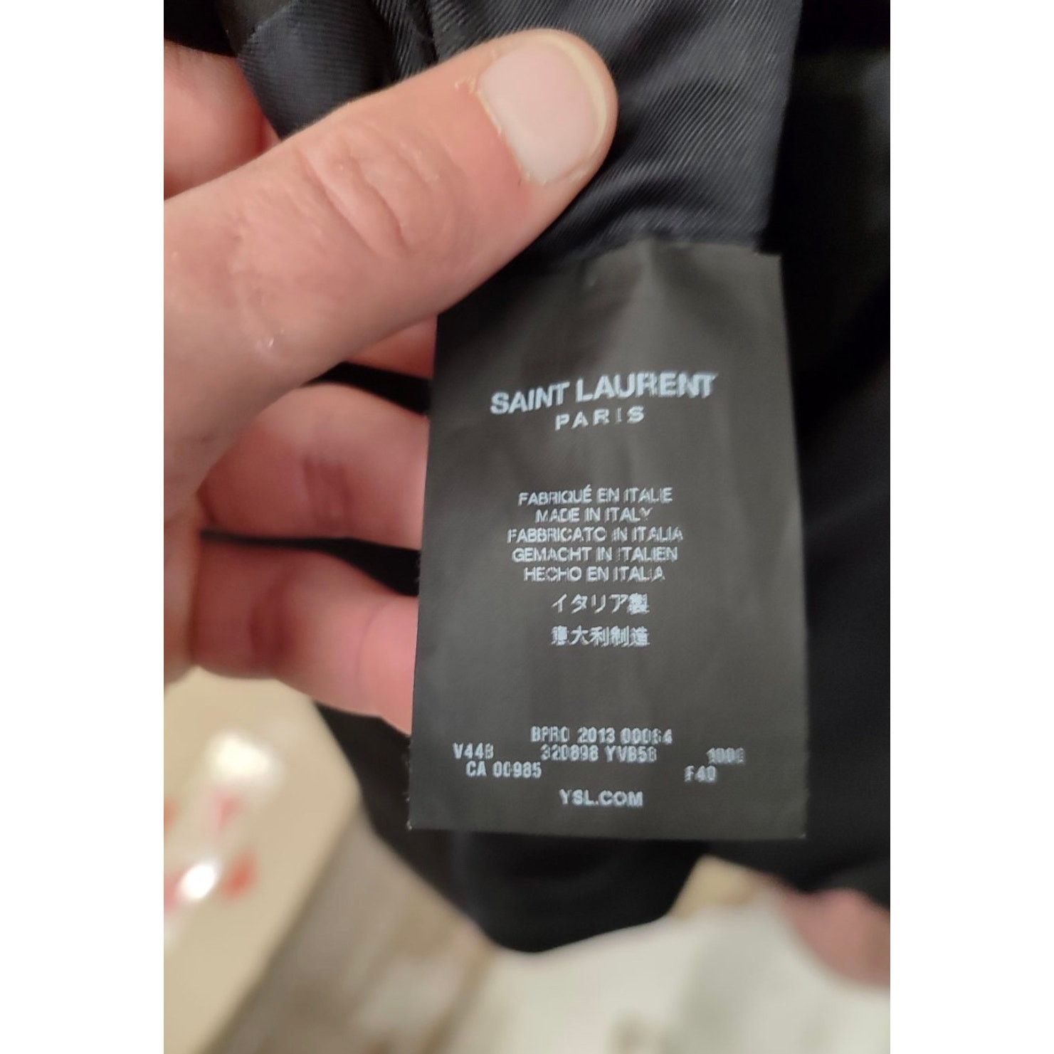 Saint Laurent Paris Saint Laurent Black Wool Satin Lapels Jacket Sz.40 Size M / US 6-8 / IT 42-44 - 5 Thumbnail