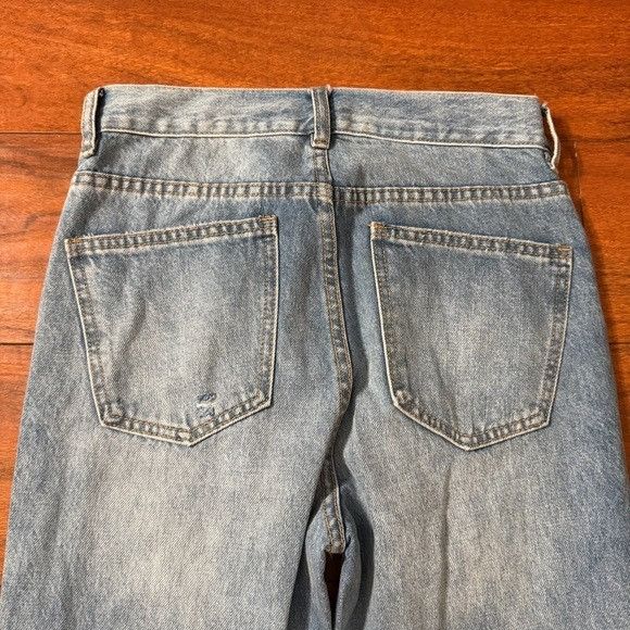 Other Edikted Light Blue Straight Leg Jeans Sz Small S Size 42" / US 20 - 2 Thumbnail