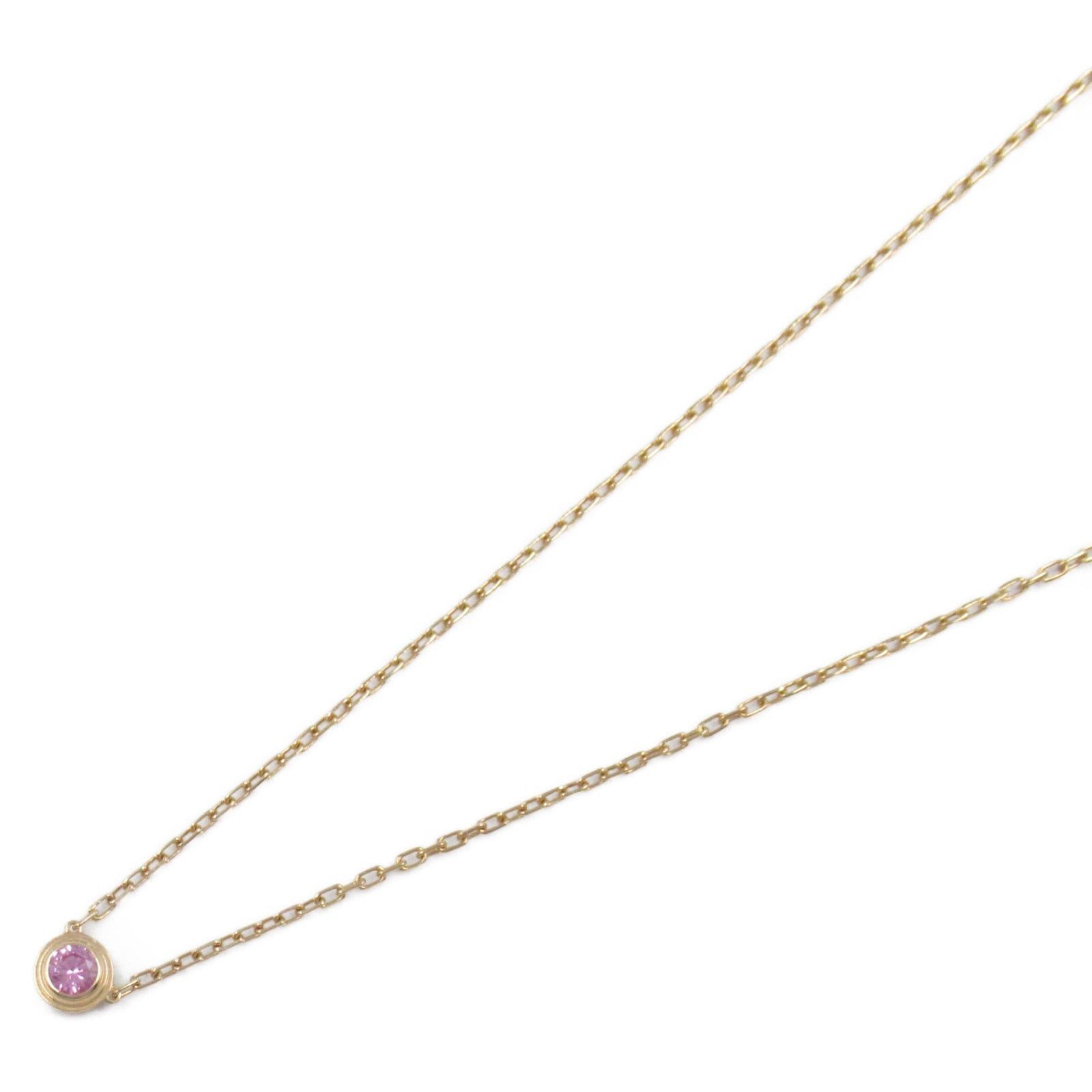 Cartier Cartier Damour Necklace Sapphire K18Pg (Pink Gold) Pink Size ONE SIZE - 1 Thumbnail