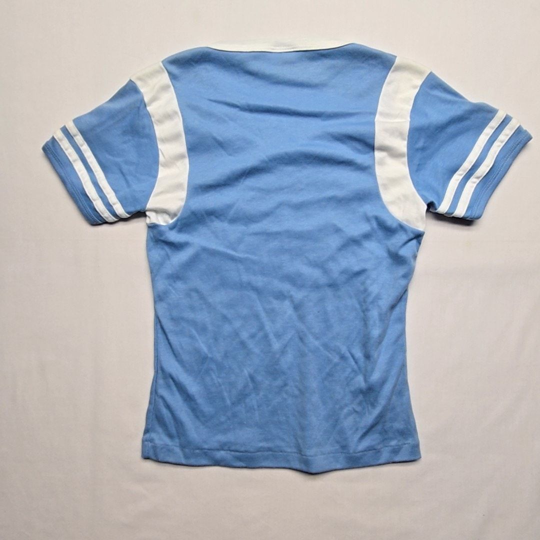 Vintage Vintage Montana Graphic Tee Le Riche Blue White S Shirt Size S / US 4 / IT 40 - 4 Thumbnail