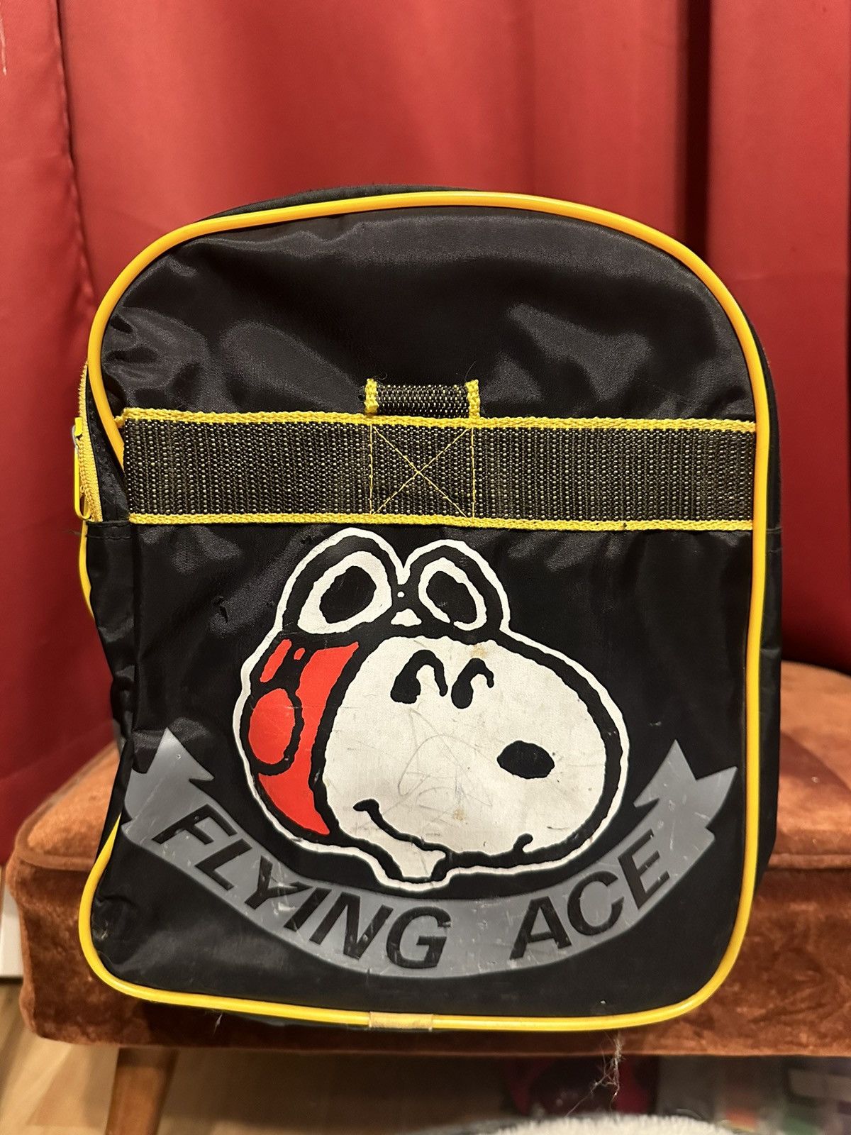 Vintage Vintage Flying Ace Duffle Bag Snoopy Peanuts Comic Grail Size ONE SIZE - 2 Thumbnail