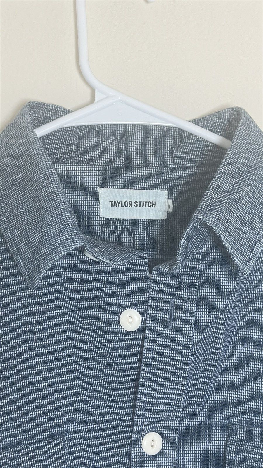 Taylor Stitch Taylor Stitch, CPO Jacket, Blue with White, Size S/M (38) Size US S / EU 44-46 / 1 - 4 Thumbnail