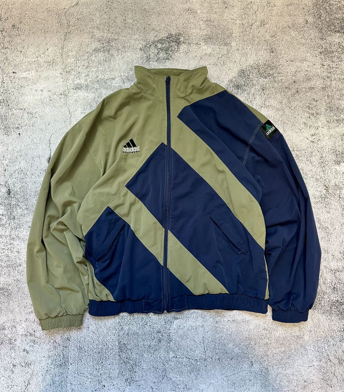 Vintage Adidas Equipment Double-Sided Jacket Big Logo E