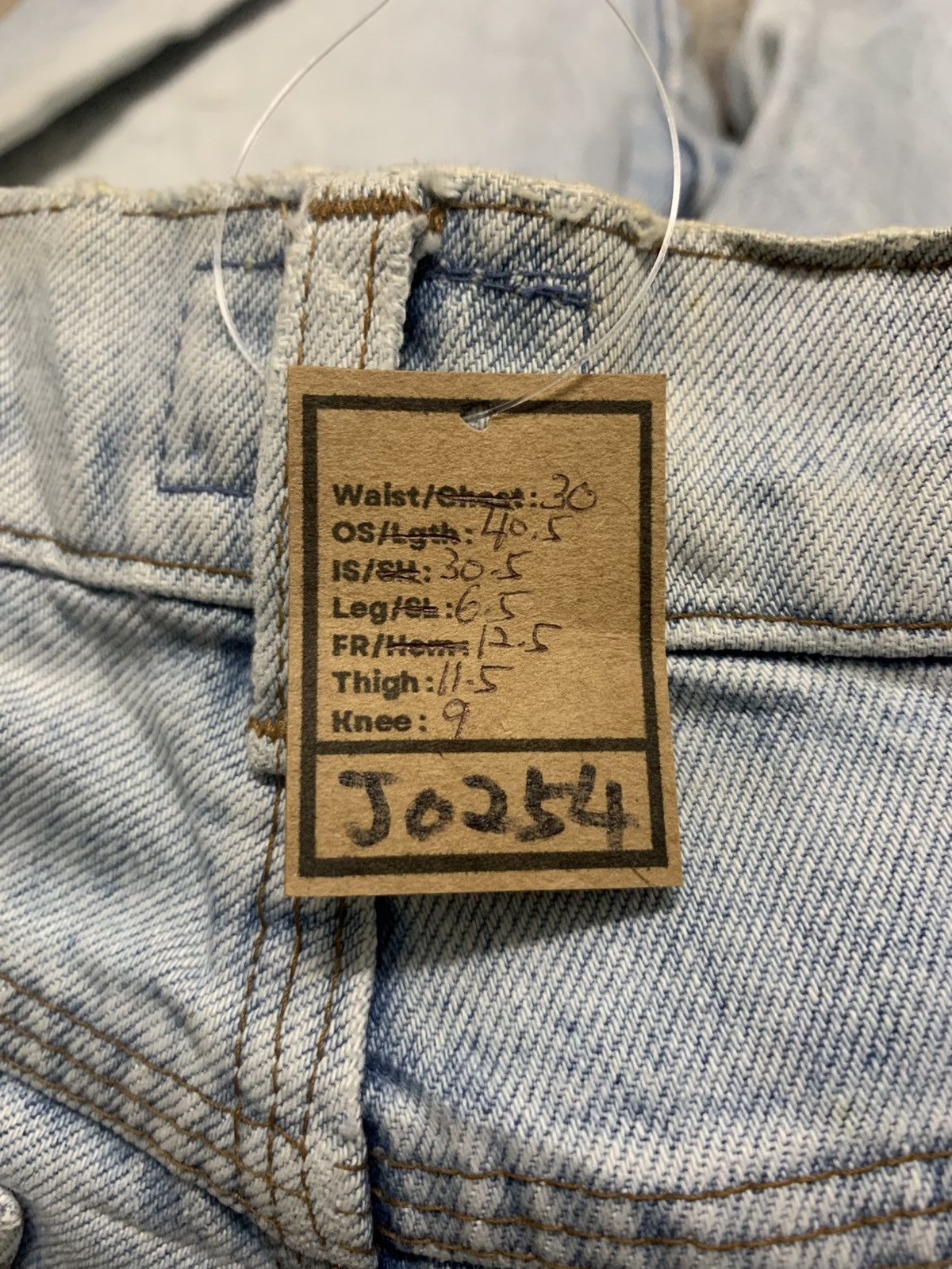 Levi's Vintage Levi's 636 Light Wash Distressed Straight Leg Jeans Size US 30 / EU 46 - 14 Thumbnail