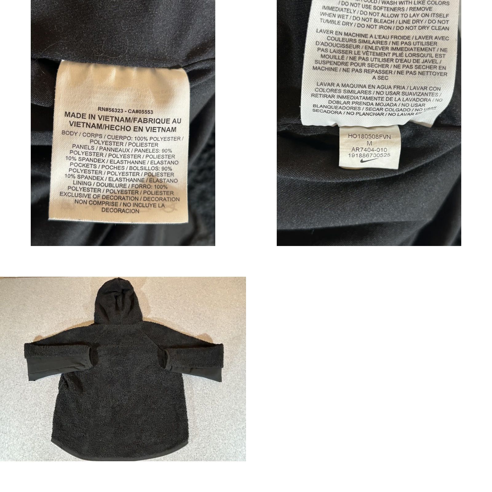 Nike Nike Hoodie Womens Medium Black Sherpa Fleece Pullover Sweatshirt Therma Deep Size M / US 6-8 / IT 42-44 - 8 Thumbnail