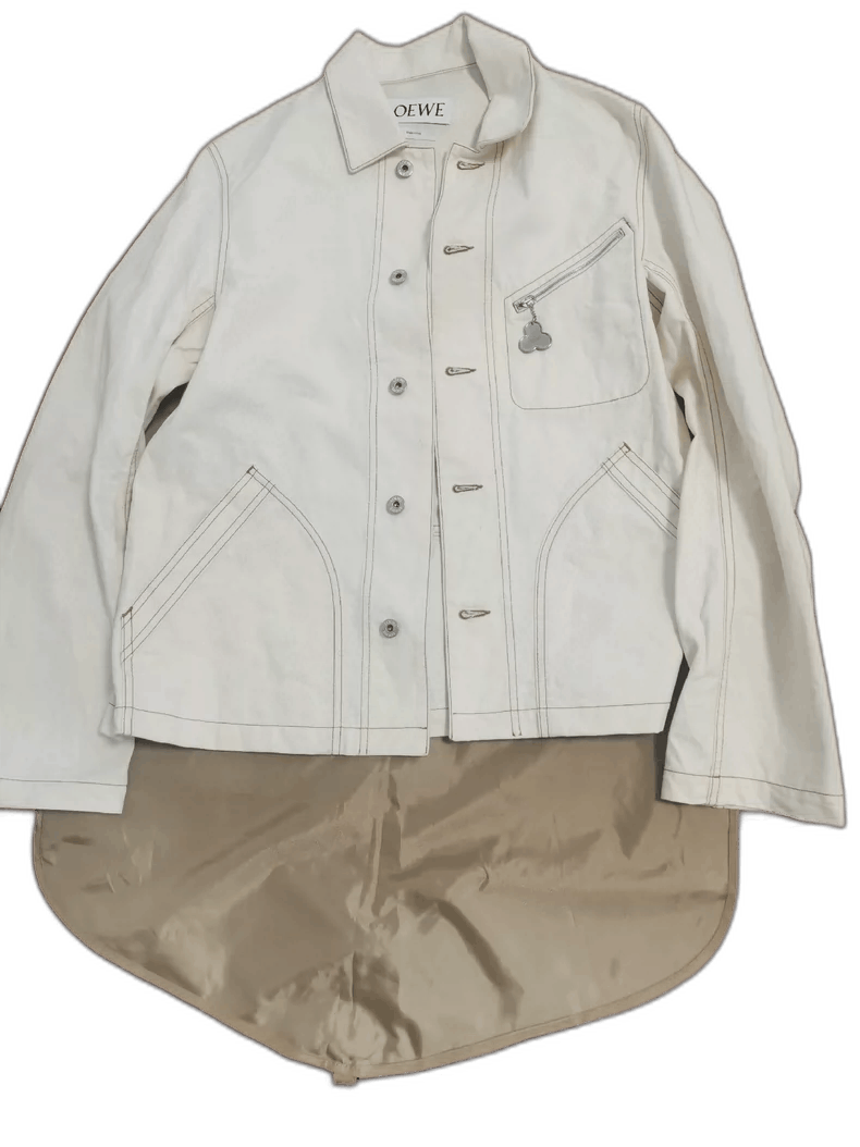 Loewe Loewe White Denim Jacket Size US M / EU 48-50 / 2 - 1 Thumbnail