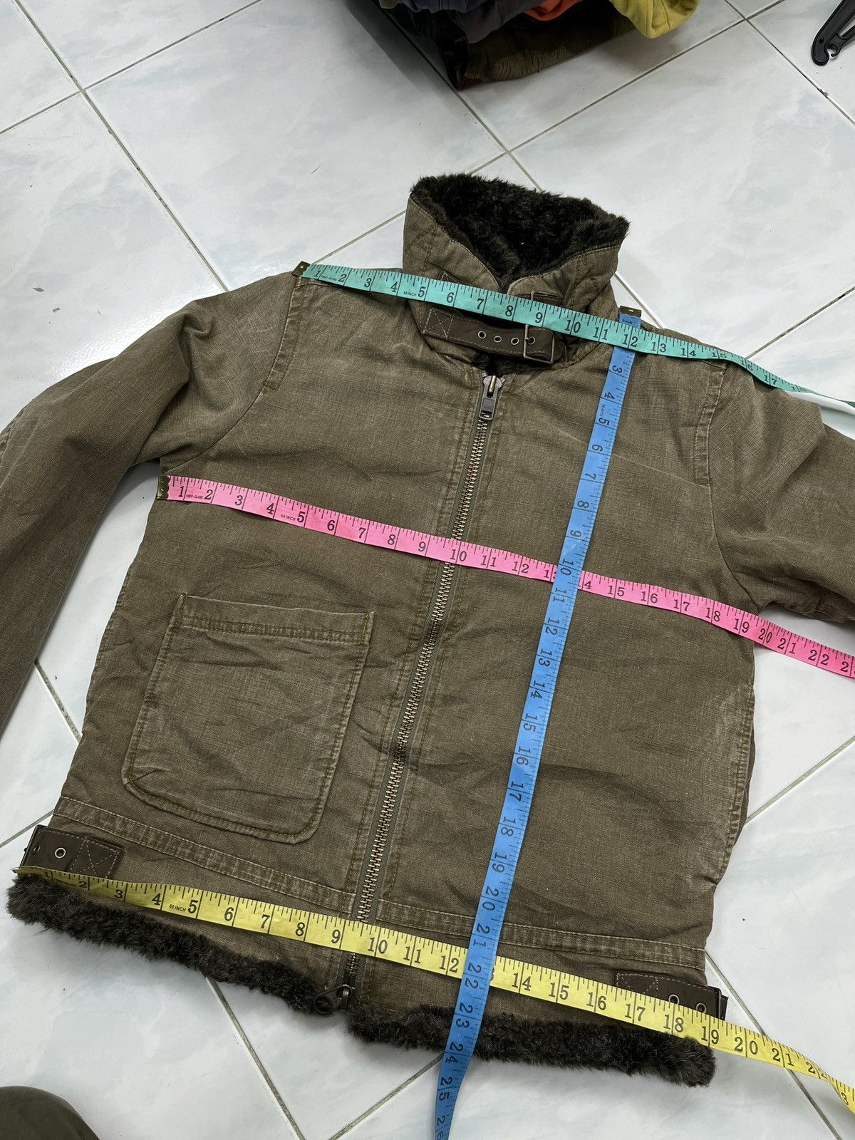 Johnbull 🔥🔥🔥ARCHIVE VTG JOHN BULL MILITARY SHEARLING JACKET Size S / US 4 / IT 40 - 18 Thumbnail