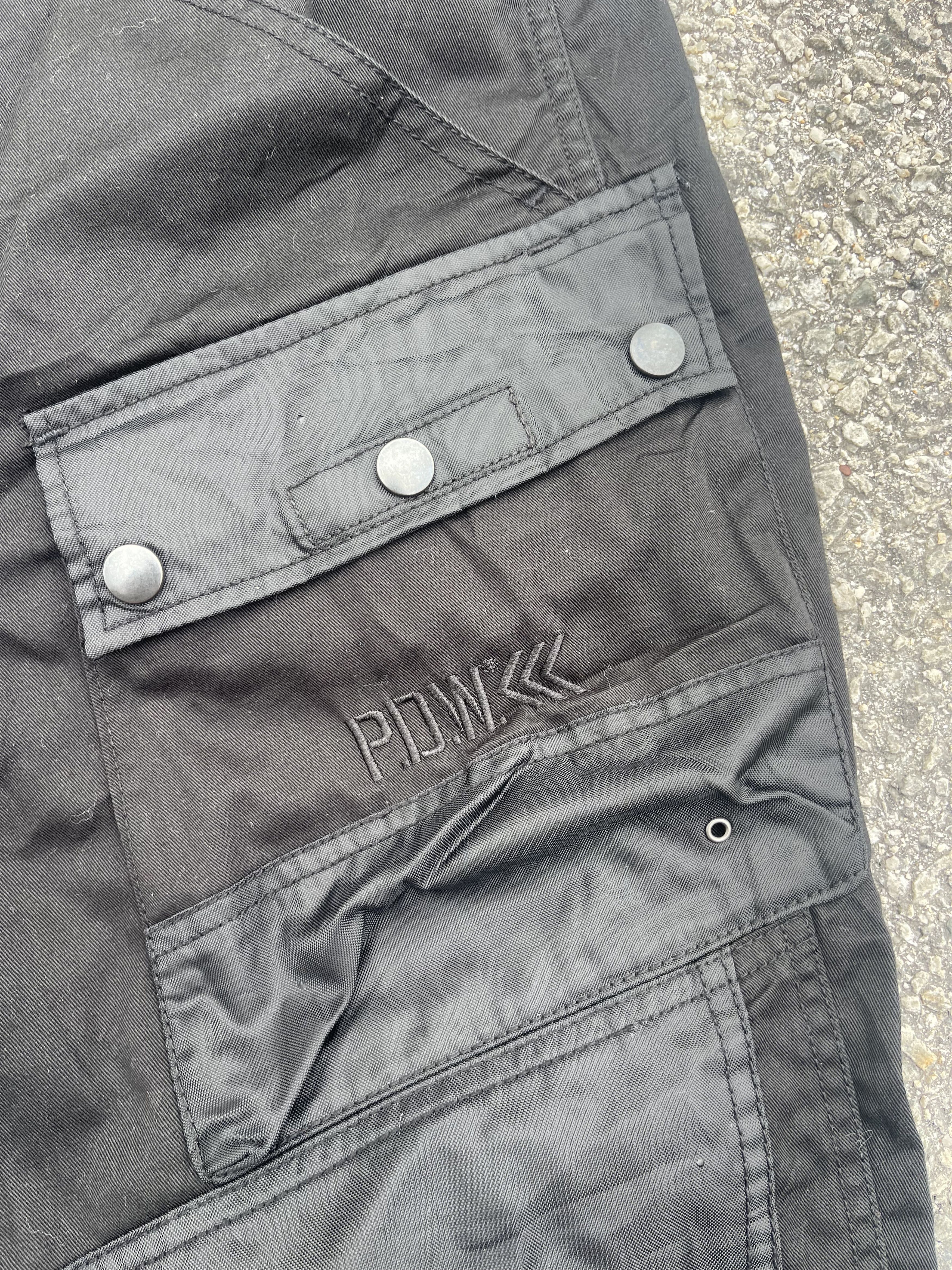 Le Grande Bleu (L.G.B.) Black Tactical Multipocket PDW Trousers Combat Size US 32 / EU 48 - 4 Thumbnail