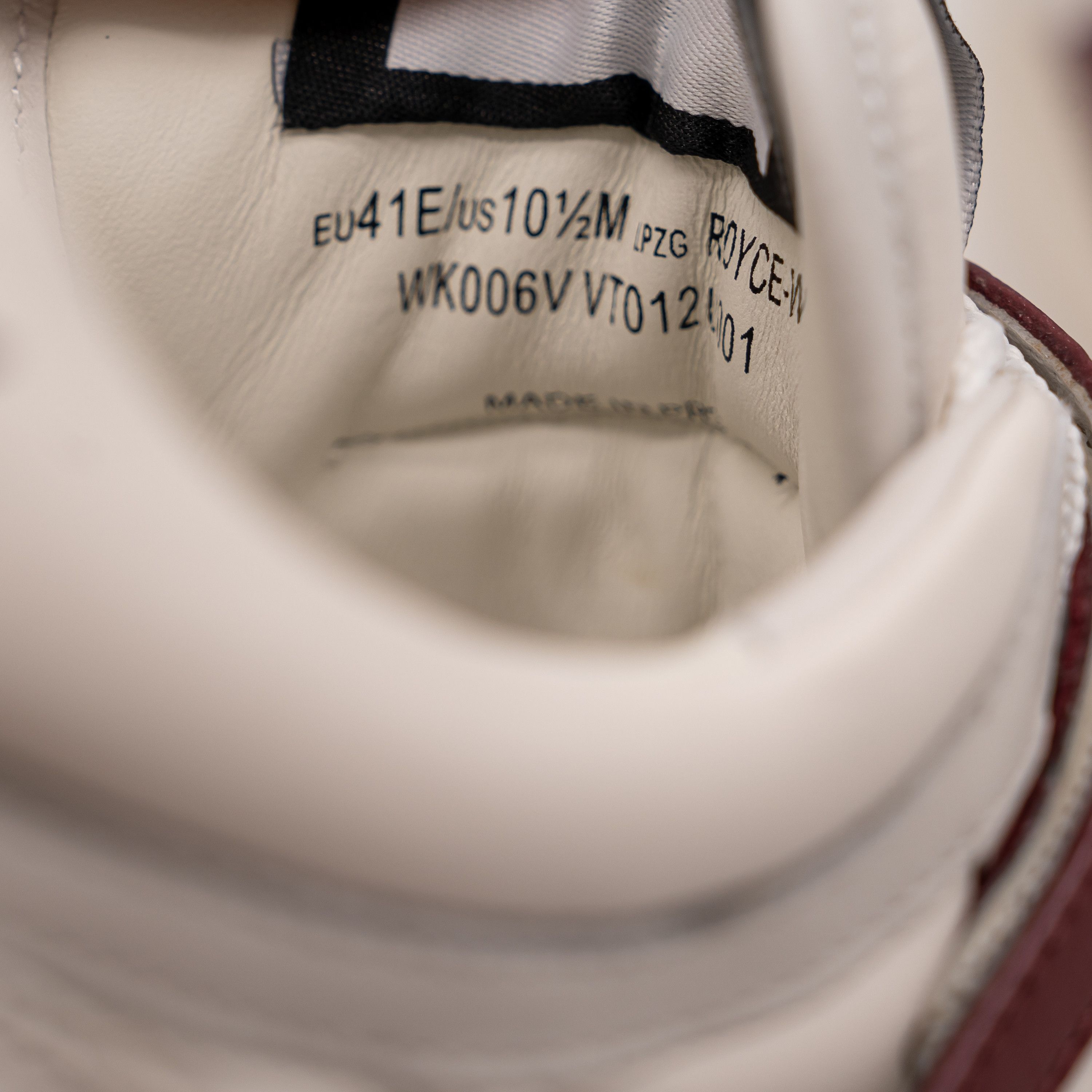 Bally 10.5 Bally Royce White Leather Sneakers Strap Size US 10.5 / IT 40.5 - 10 Thumbnail