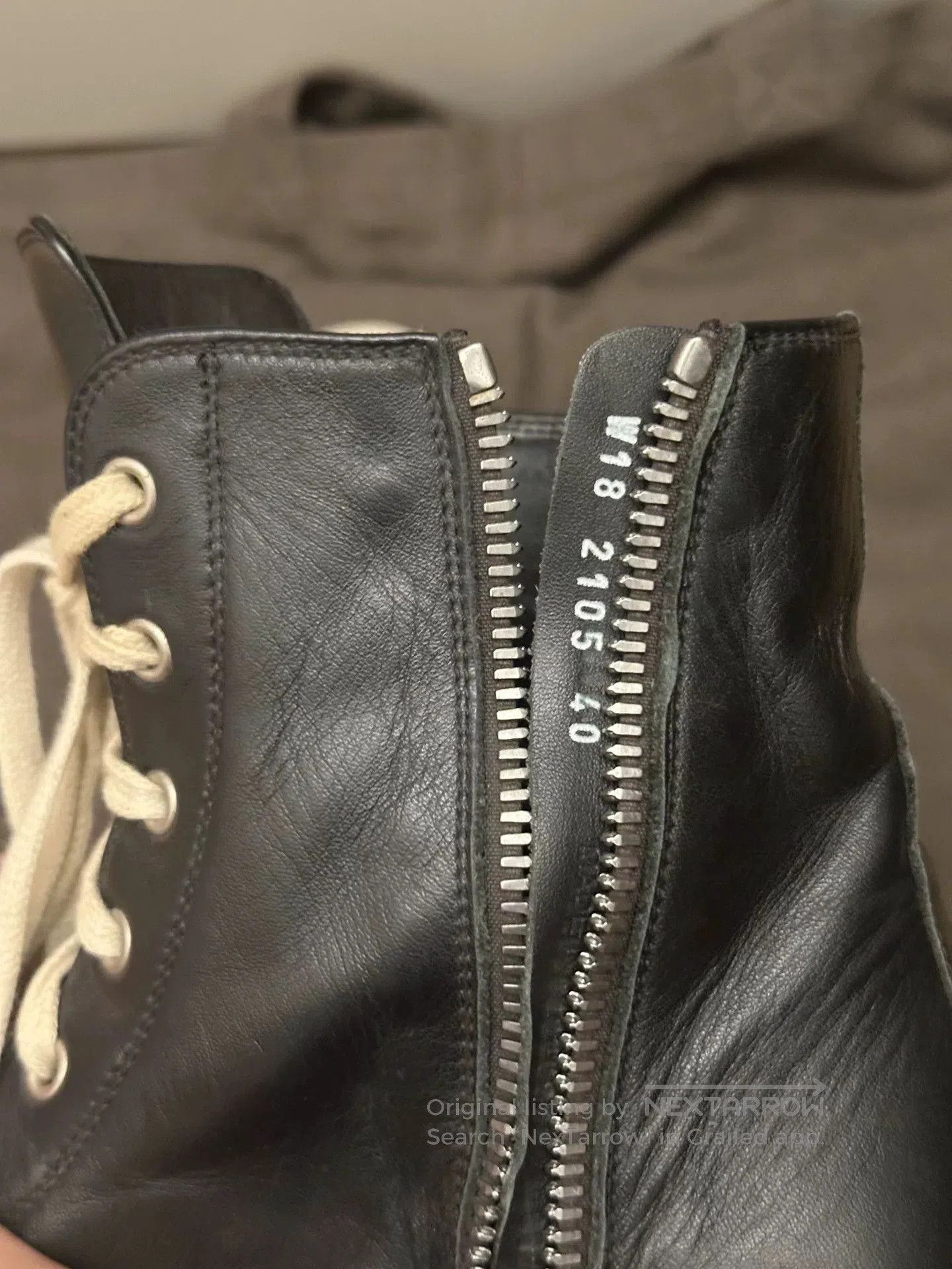 Rick Owens Rick Owens x Converse Leather High-Top. Size US 7 / EU 40 - 4 Thumbnail