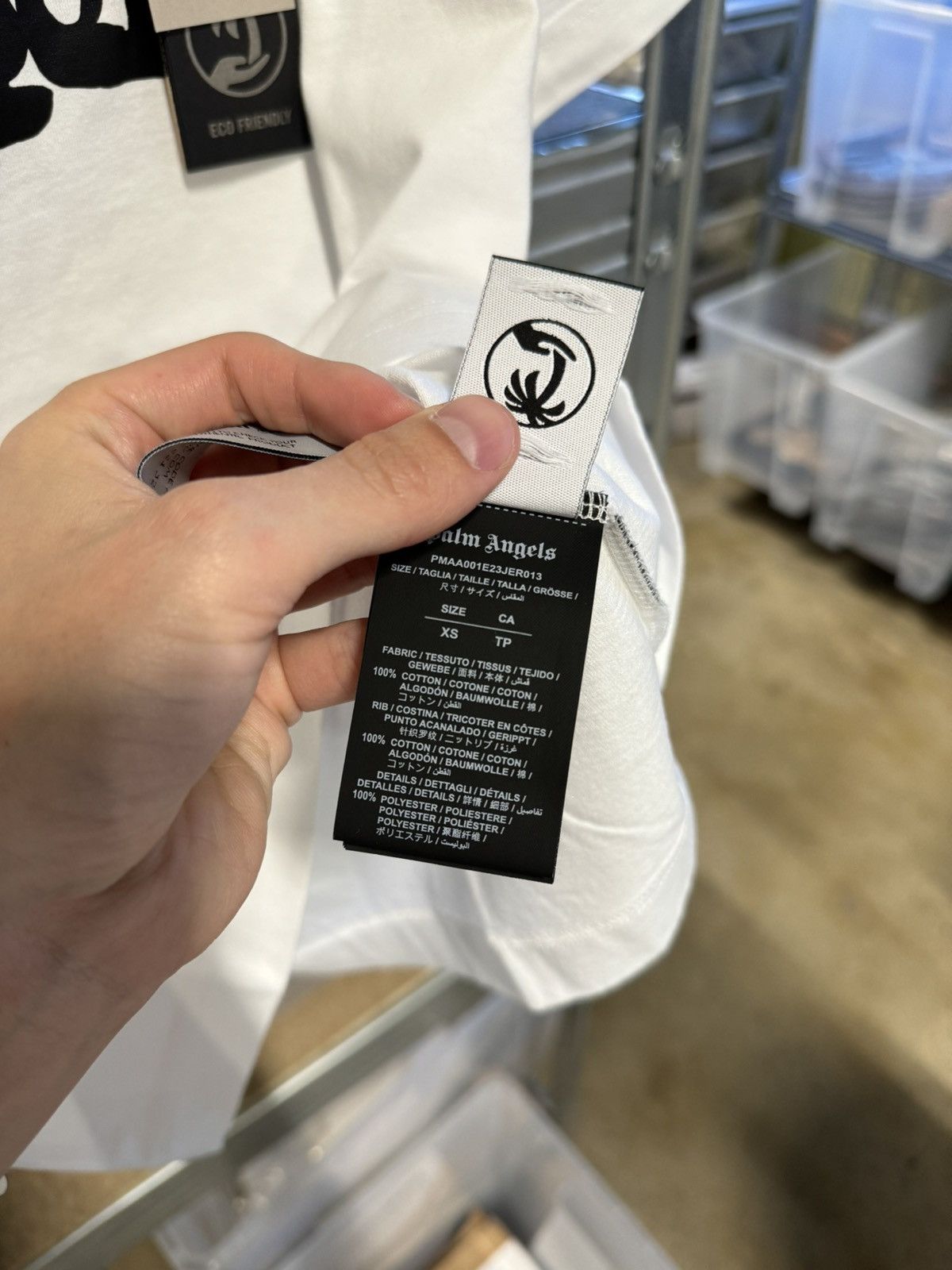 Off-White × Palm Angels Palm Angels Logo T-Shirt NEW 450$ Retail Size US XS / EU 42 / 0 - 5 Thumbnail