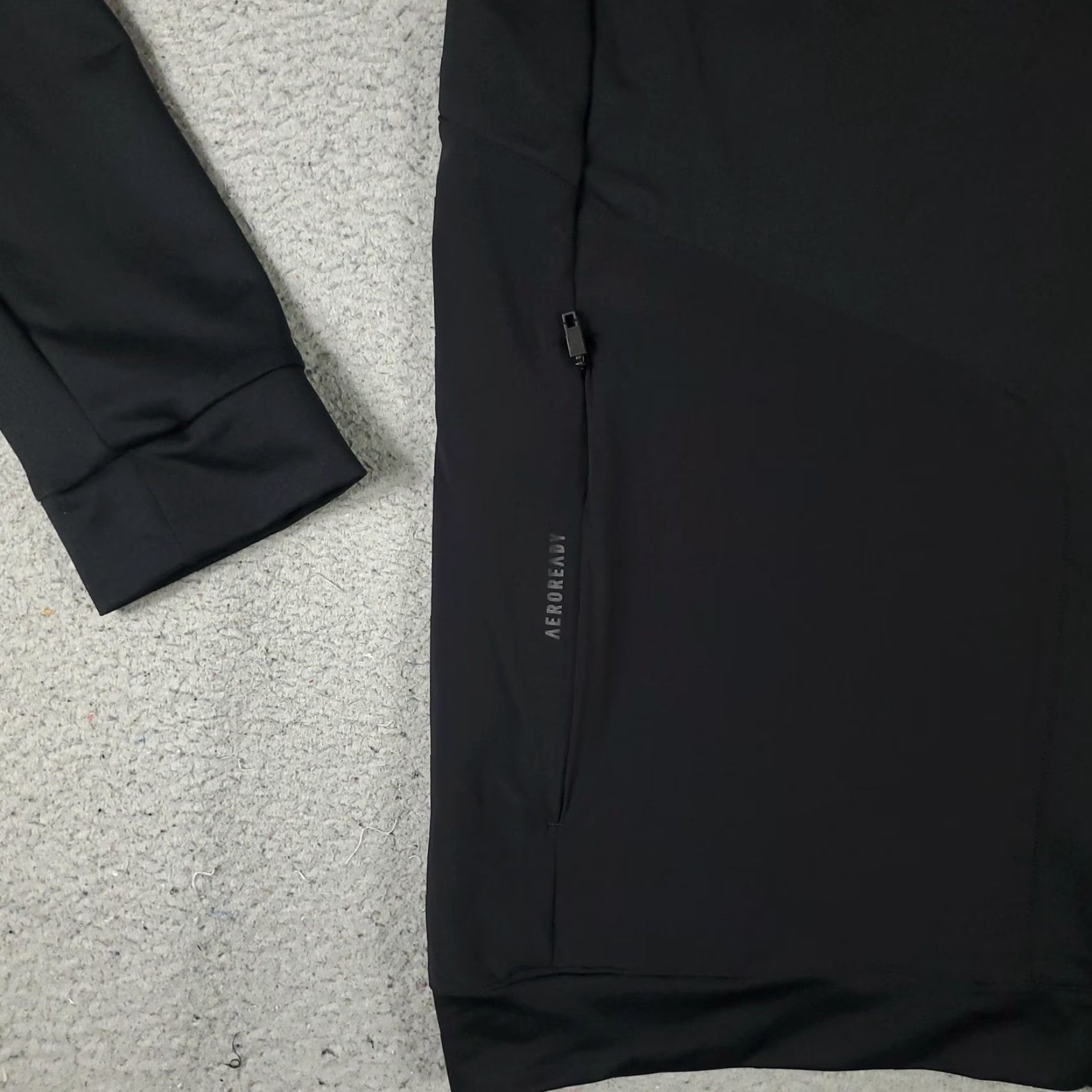 Adidas Adidas Hoodie Mens Large Black Full Zip Hooded Sweatshirt Size US L / EU 52-54 / 3 - 3 Thumbnail