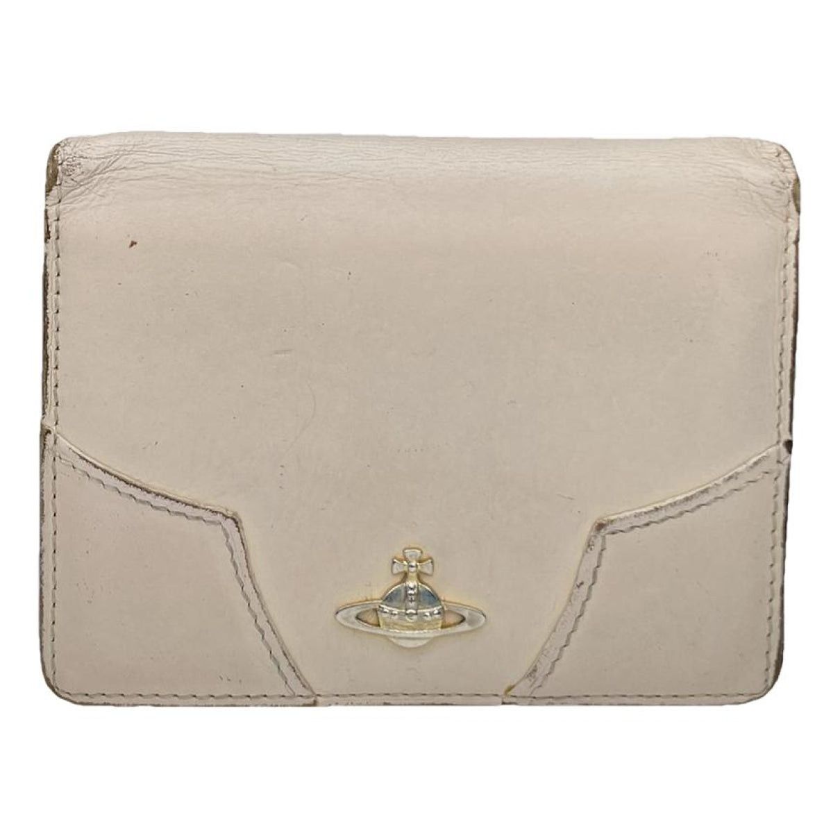 Vivienne Westwood Beige Leather Purse Size ONE SIZE - 1 Thumbnail