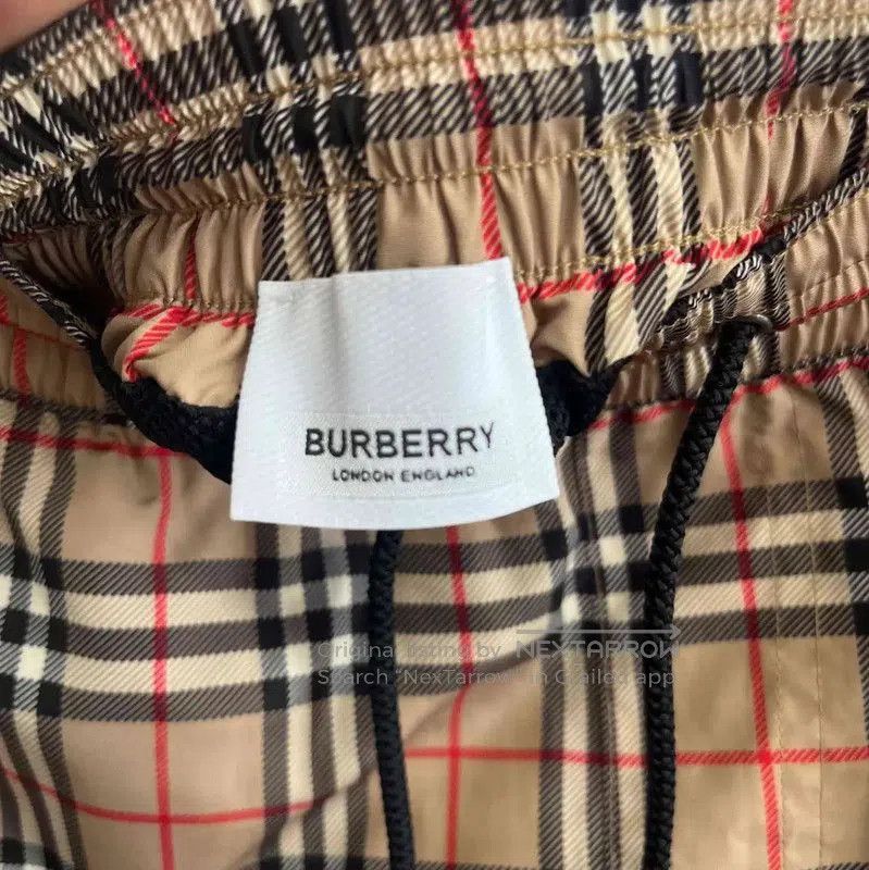 Burberry Burberry Brown Checkered Men's Shorts. Size US 26 / EU 42 - 4 Thumbnail