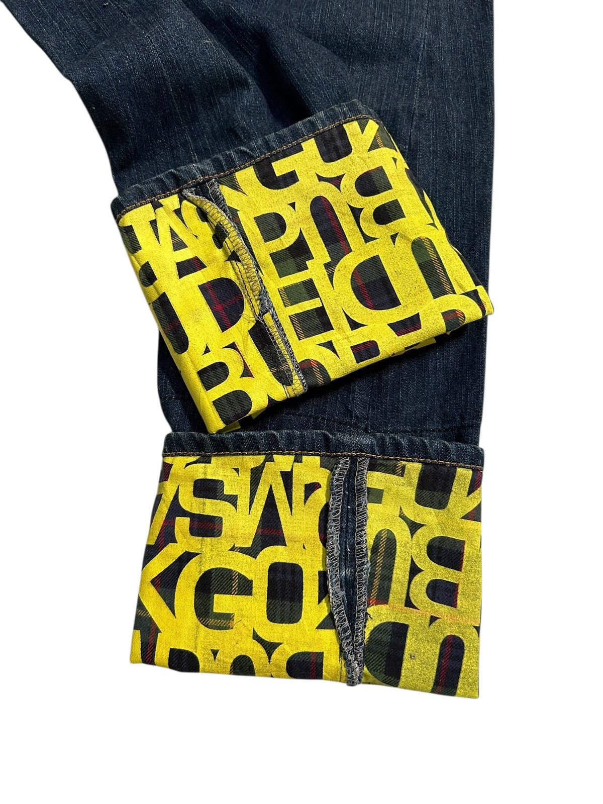 Japanese Brand × Kapital × Vintage Double Waist Japanese Punk Rock Denim Jeans Size US 30 / EU 46 - 12 Thumbnail