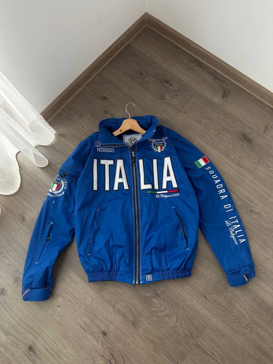 Japanese Brand × Polo Ralph Lauren × Vintage Vintage Polo Ralph Lauren Style ITALIA 10 Blue Jacket Size US M / EU 48-50 / 2 - 4 Thumbnail