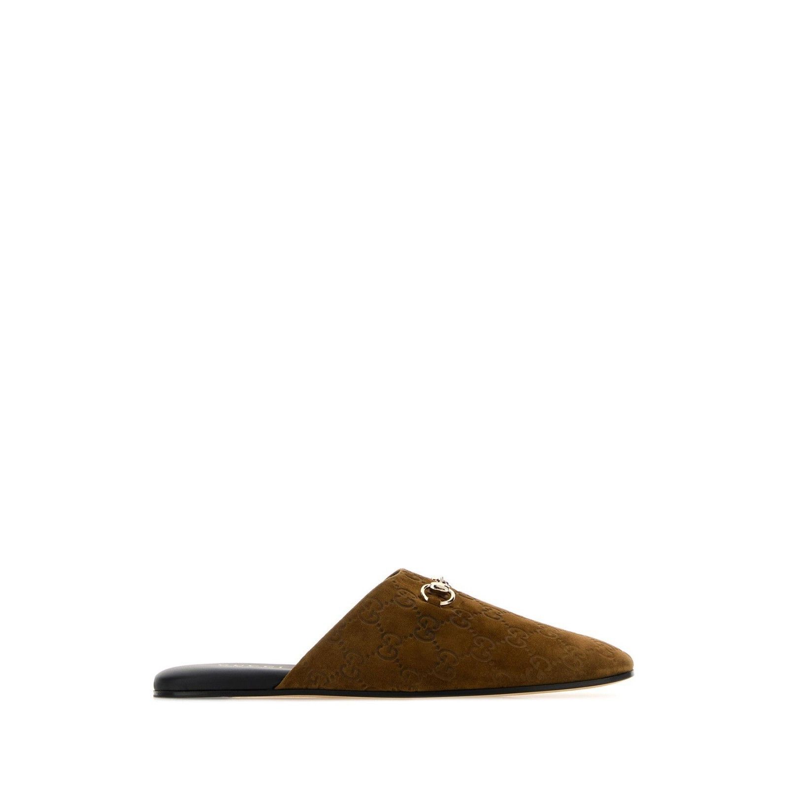 GUCCI GG Brown Velvet Slippers New & Authentic (Women's size