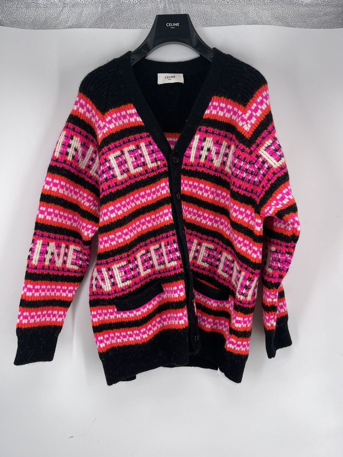 Celine Fuchsia Sweater Vest Celine Fuchsia Sweater Vest