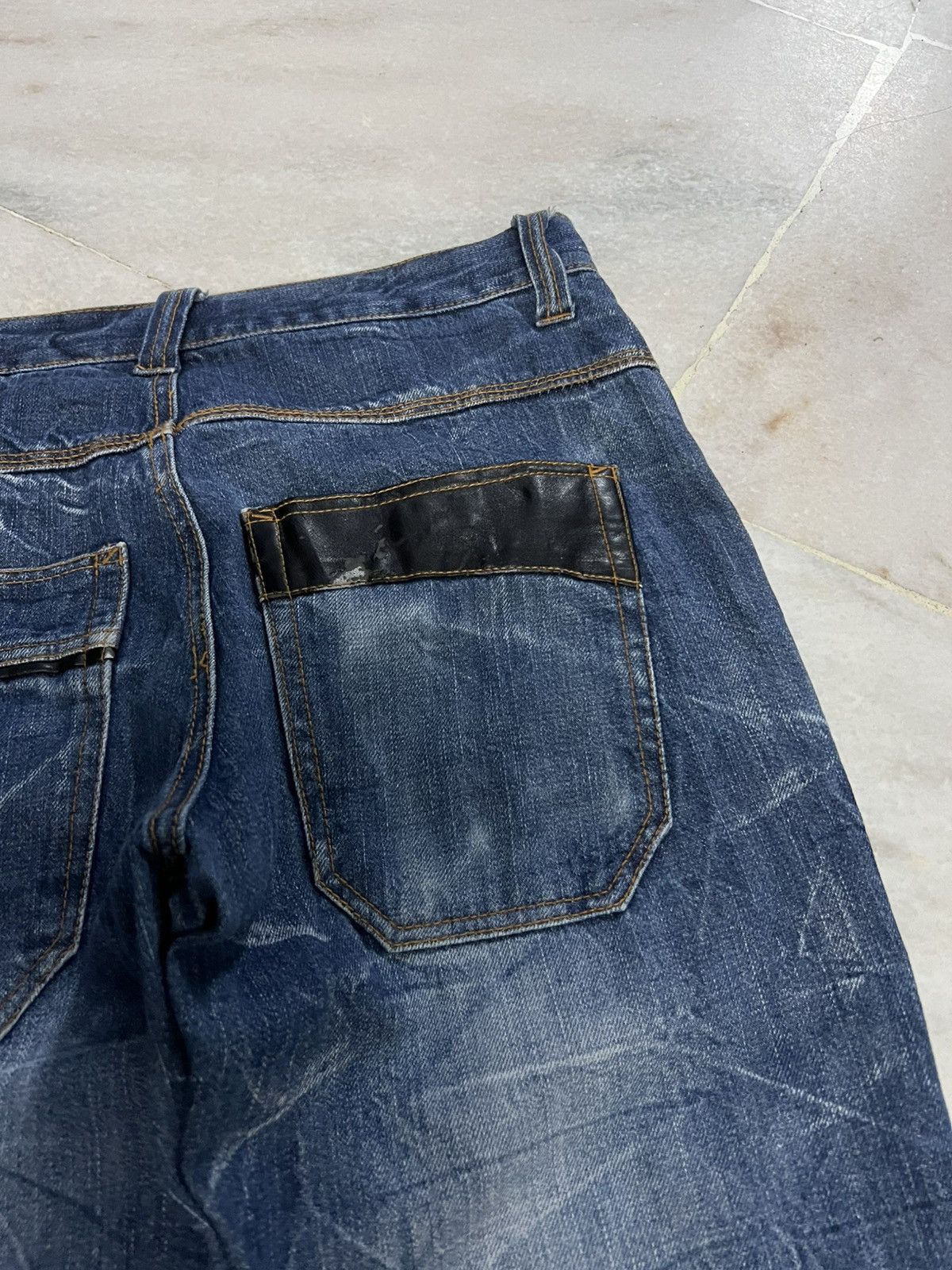 If Six Was Nine × Japanese Brand 💥Vintage 90’s Style Nylaus Clothing Bushpants Clawmark Jean Size US 30 / EU 46 - 12 Thumbnail
