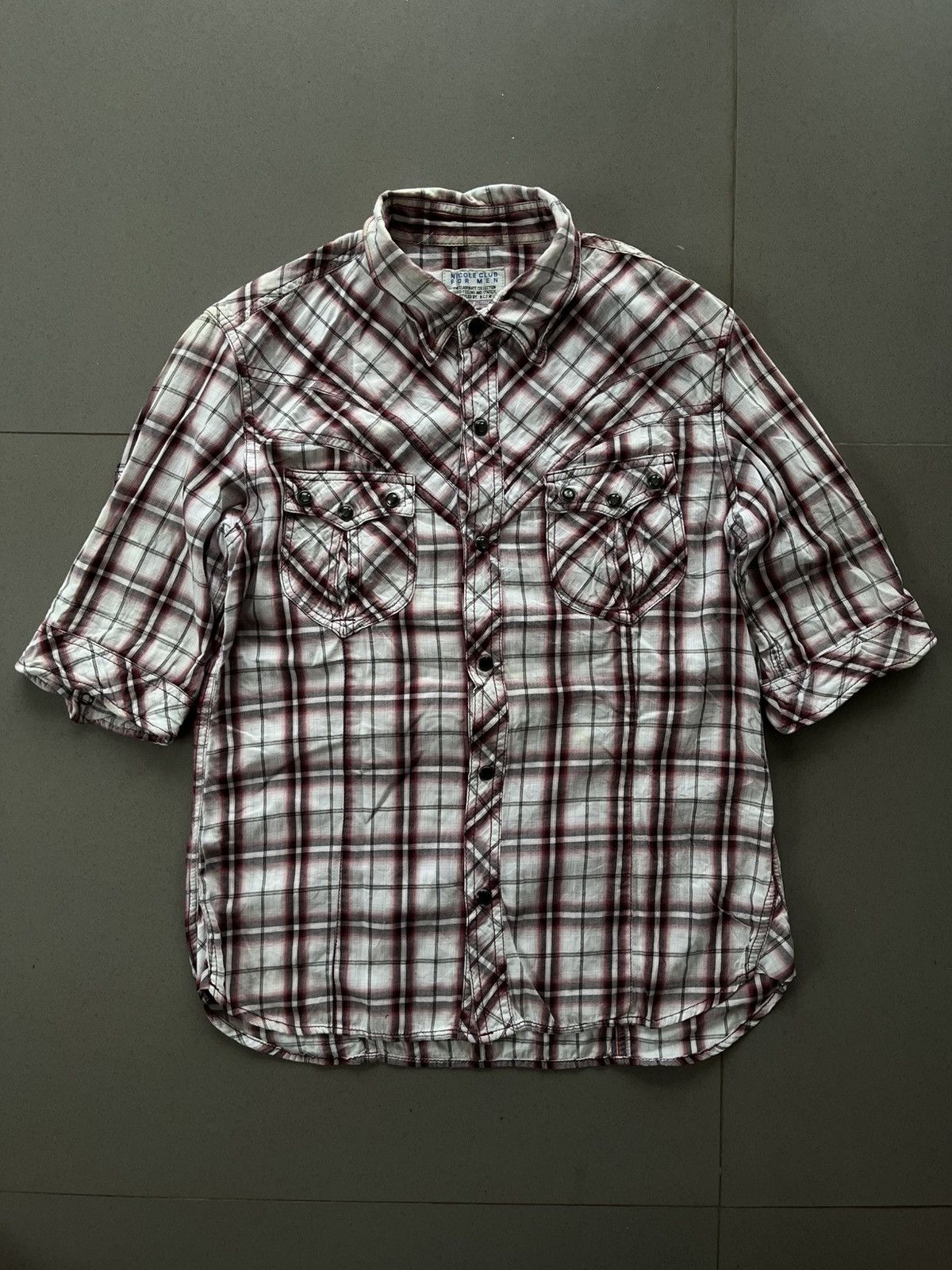 Yasuyuki Ishii Japanese NCFM Nicole Club For Men Punk Flanel Seditionaries Size US M / EU 48-50 / 2 - 1 Thumbnail