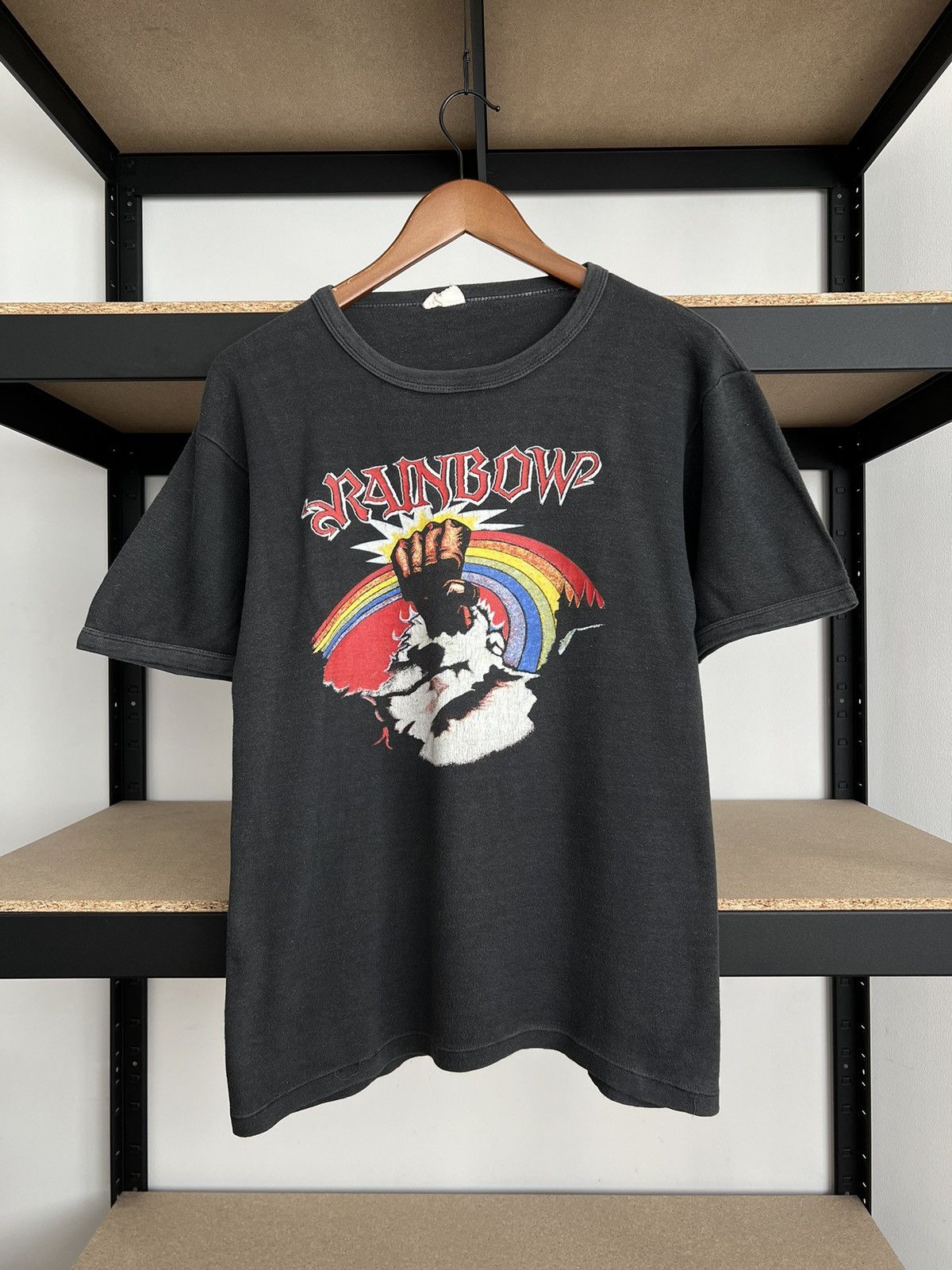 Band Tees Vintage 1980 Monster of Rock Rainbow Judas Priest Scorpions Size US M / EU 48-50 / 2 - 3 Thumbnail