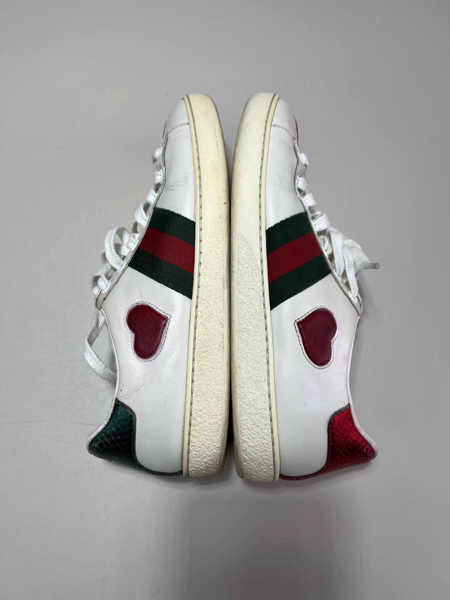 Gucci GUCCI Heart White Sneakers Size US 6 / IT 36 - 5 Thumbnail