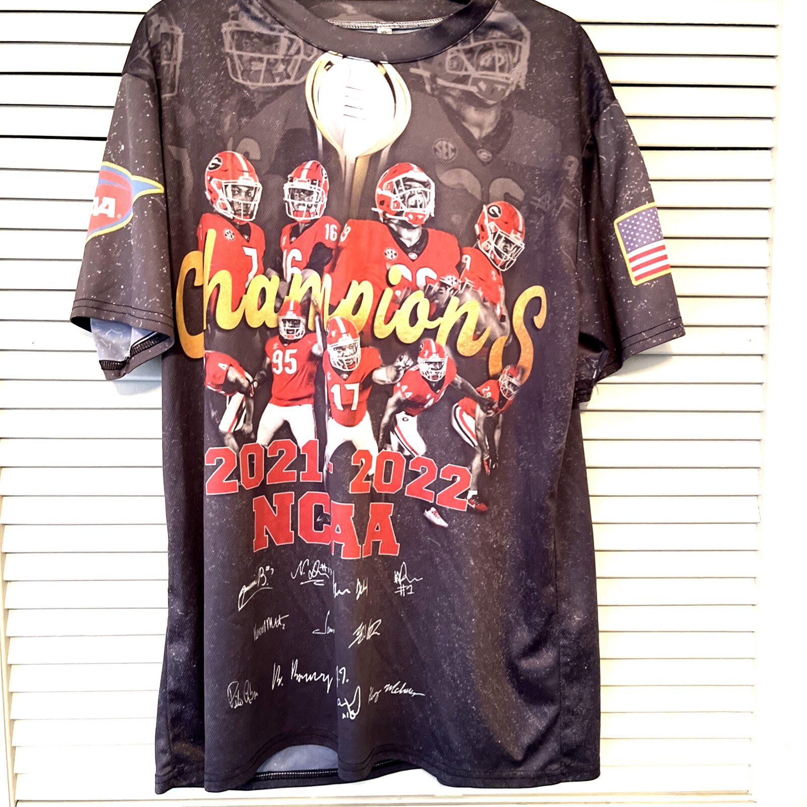 Other Georgia Bulldogs Double Sided Men's Graphic Short Sleeve Tee Size ONE SIZE - 2 Thumbnail