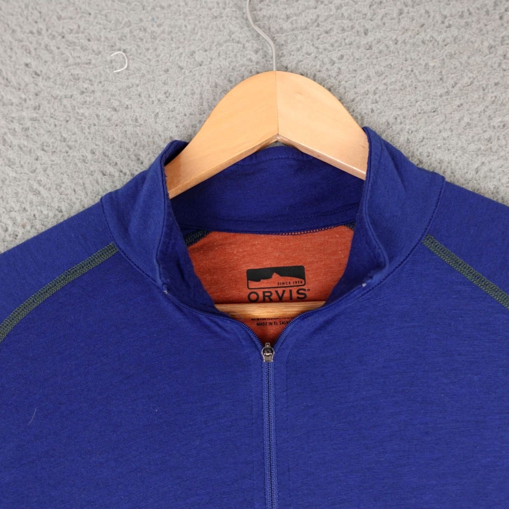 Orvis Orvis Pullover Mens Medium Blue 1/4 Zip Long Sleeve Outdoor Hiking Lightweight Size US M / EU 48-50 / 2 - 4 Thumbnail