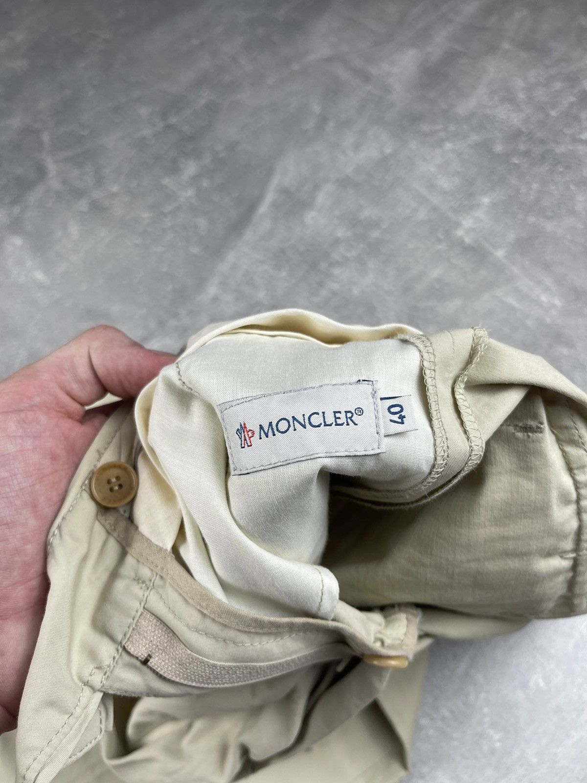 Moncler × Vintage Moncler Vintage Beige Womans Breeches Shorts Size 27" / US 4 / IT 40 - 15 Thumbnail