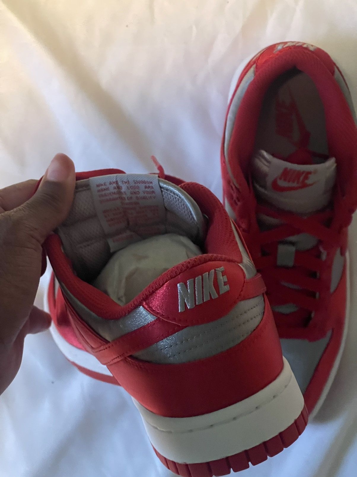 Nike Nike | womens dunk low satin | spring 2023 Size US 7.5 / IT 37.5 - 4 Thumbnail