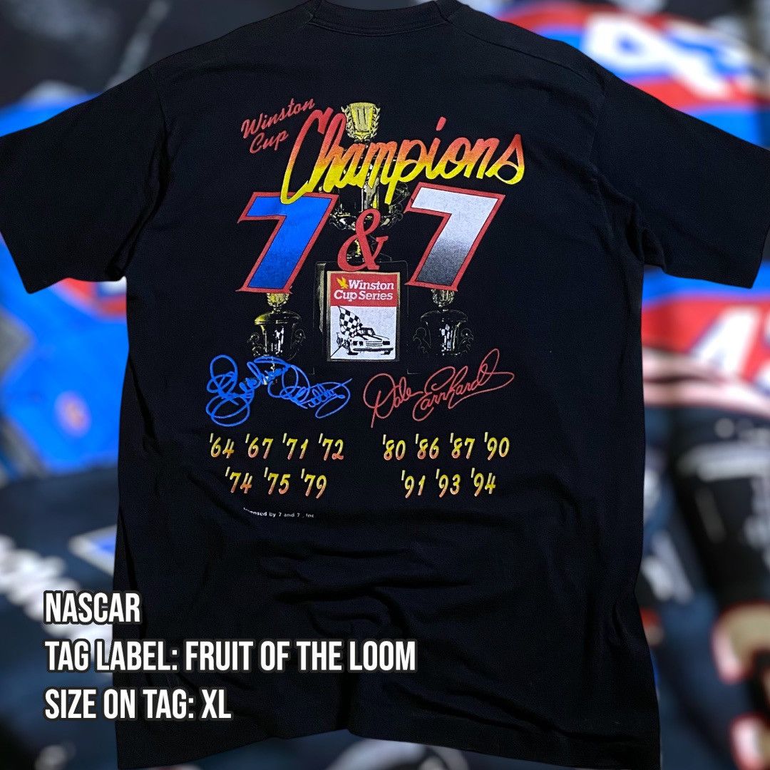 Vintage Nascar Vintage Tshirt Size US XXL / EU 58 / 5 - 2 Thumbnail