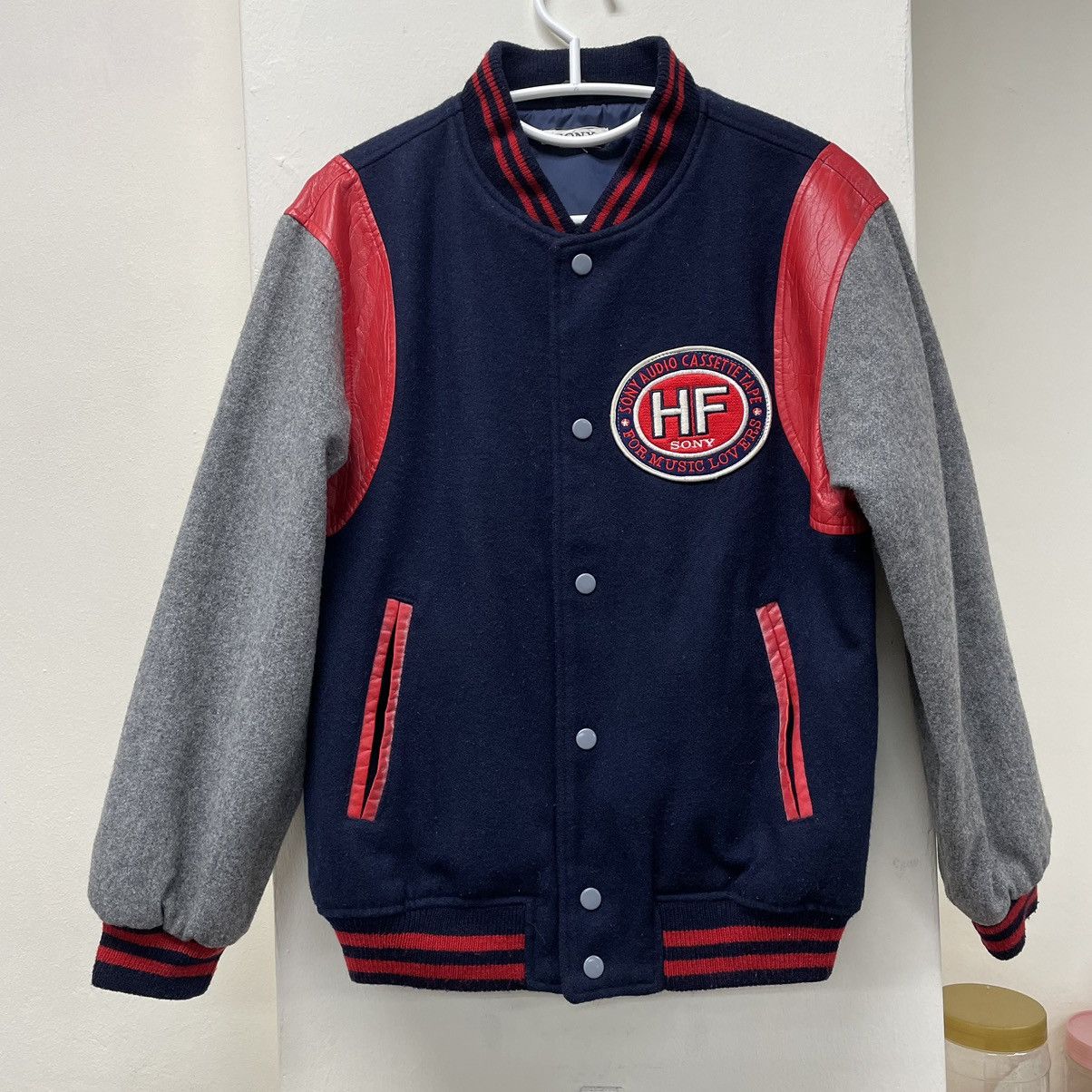 Sony × Vintage Rare Vintage Sony Promo Sountrack Movie Varsity Jacket Wool Size US M / EU 48-50 / 2 - 1 Thumbnail