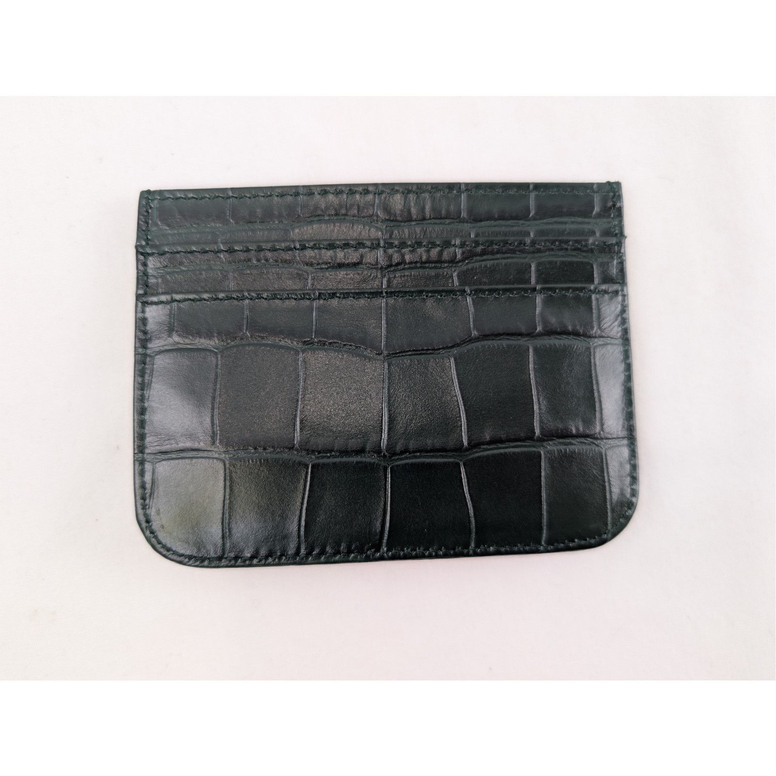 Balenciaga o1rshd1 Size: OS / Puffy Croc Embossed Monaco Card Holder Size ONE SIZE - 6 Thumbnail