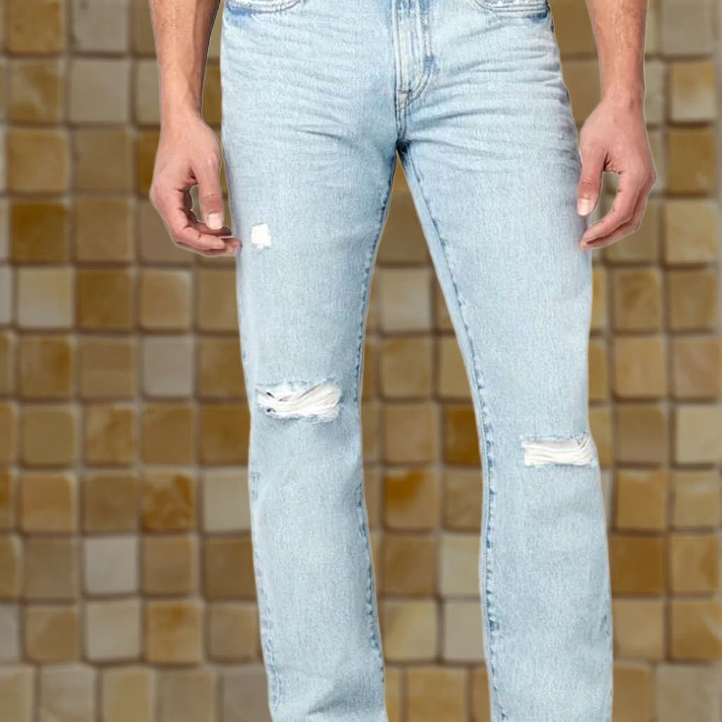 Vintage BUFFALO DRIVEN JEAN Relaxed Straight Leg 40x32 Blue Mens Denim Jeans Size US 40 / EU 56 - 1 Preview