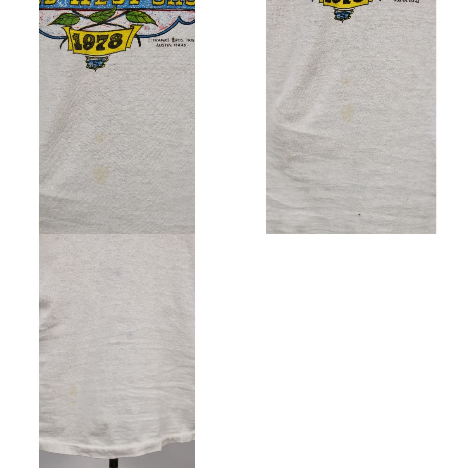 Vintage Willie Nelson T-Shirt 70s VTG White Cotton Graphic Tee XS Mens 1970s Show Wild West Badges Cracking Size US XS / EU 42 / 0 - 8 Thumbnail