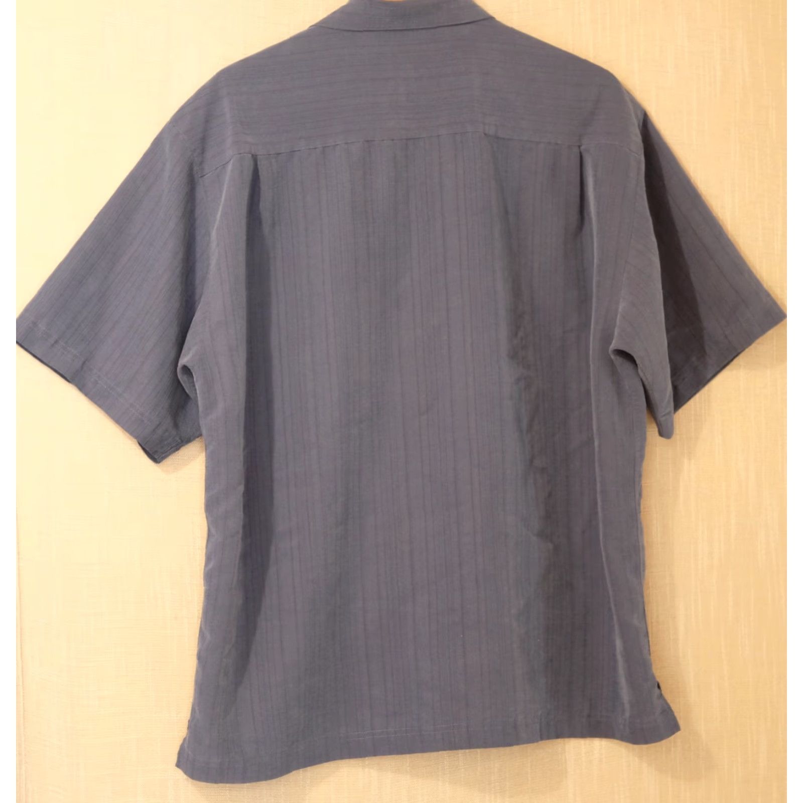 Haggar Haggar Button Down Shirt Navy Short Sleeve Mens L #A17-20 Size US L / EU 52-54 / 3 - 5 Thumbnail