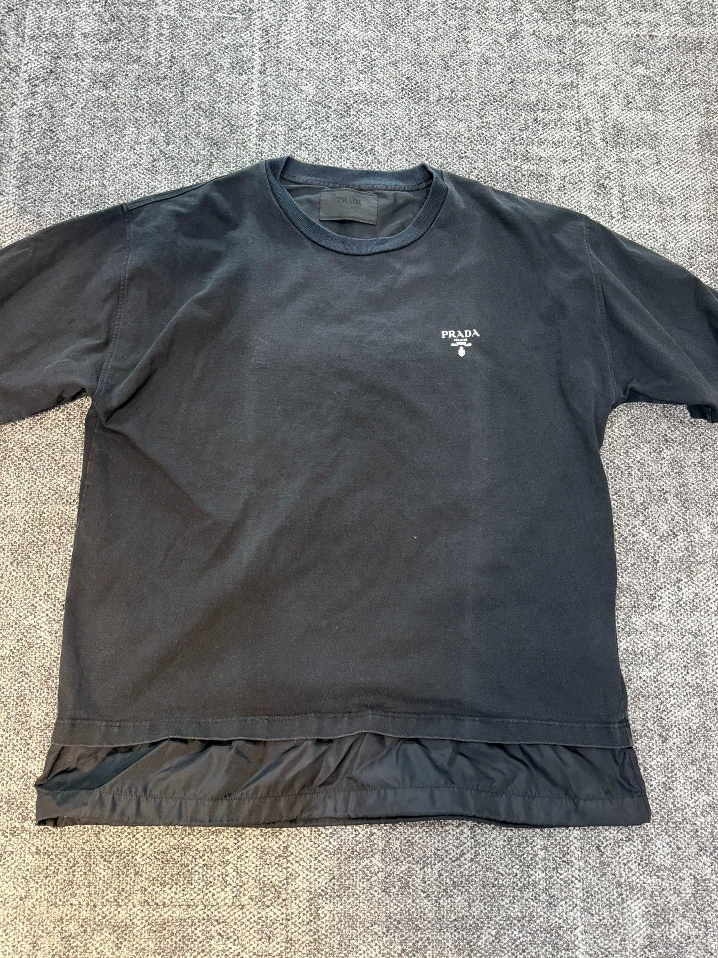 Prada Prada Black Short-sleeve T-shirt XL Size US XL / EU 56 / 4 - 1 Thumbnail