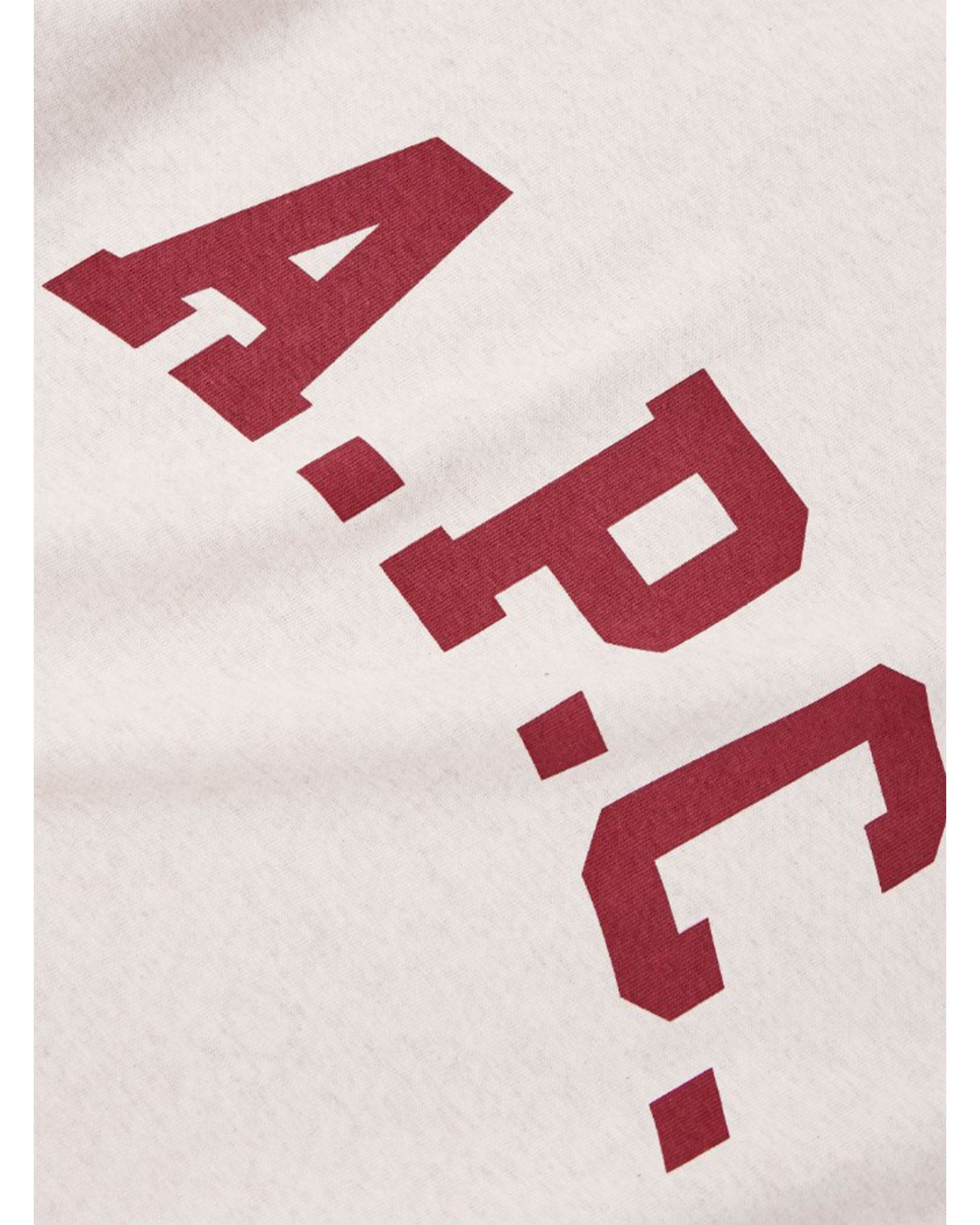 A.P.C. o1mle1125 Marcus T-Shirt in Ecru / Red Size US XL / EU 56 / 4 - 2 Thumbnail