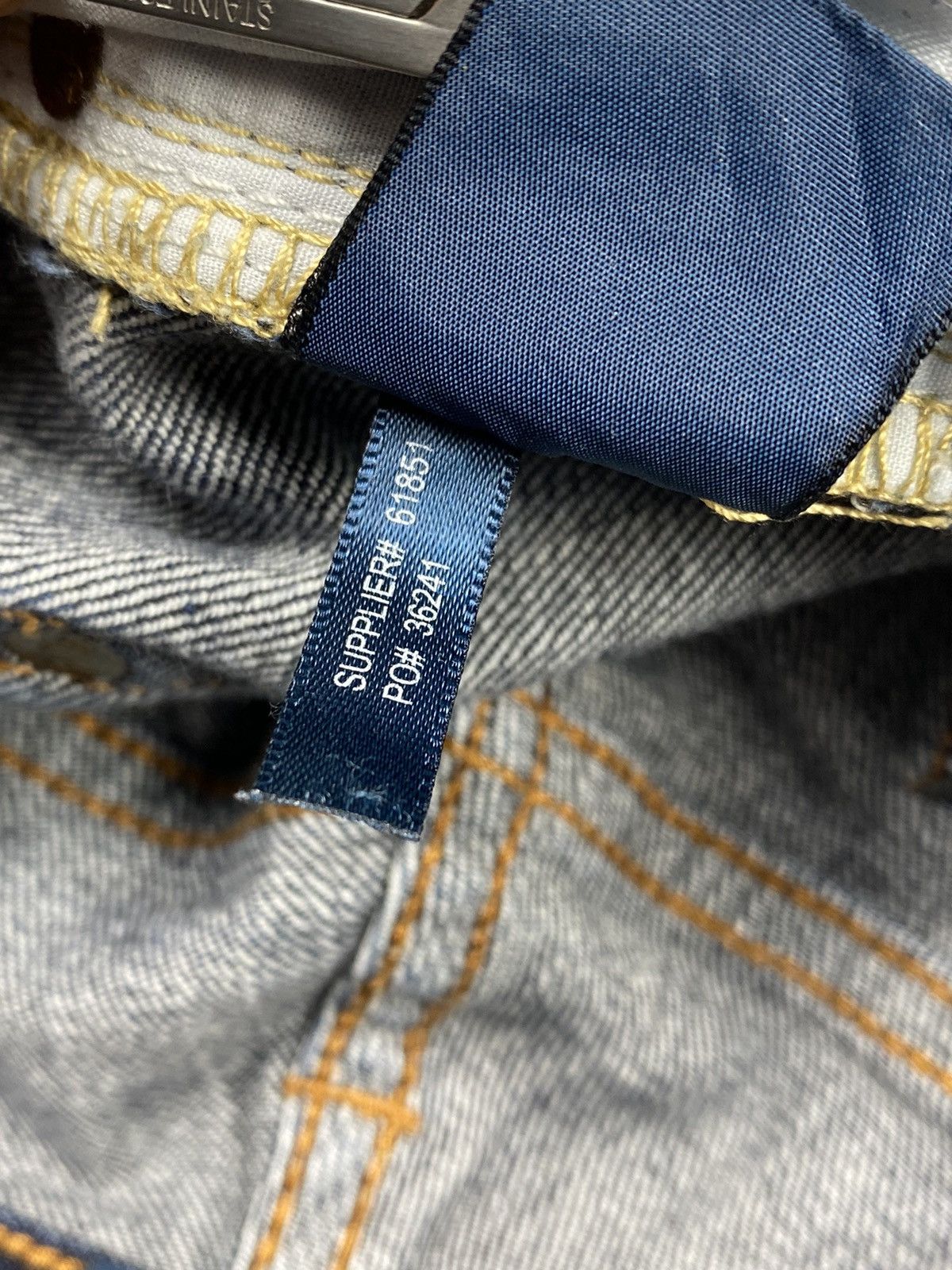 Polo Ralph Lauren × Ralph Lauren × Vintage Vintage Polo Ralph Lauren Flared Bootcut Denim Jeans Y2K Size 29" - 15 Thumbnail