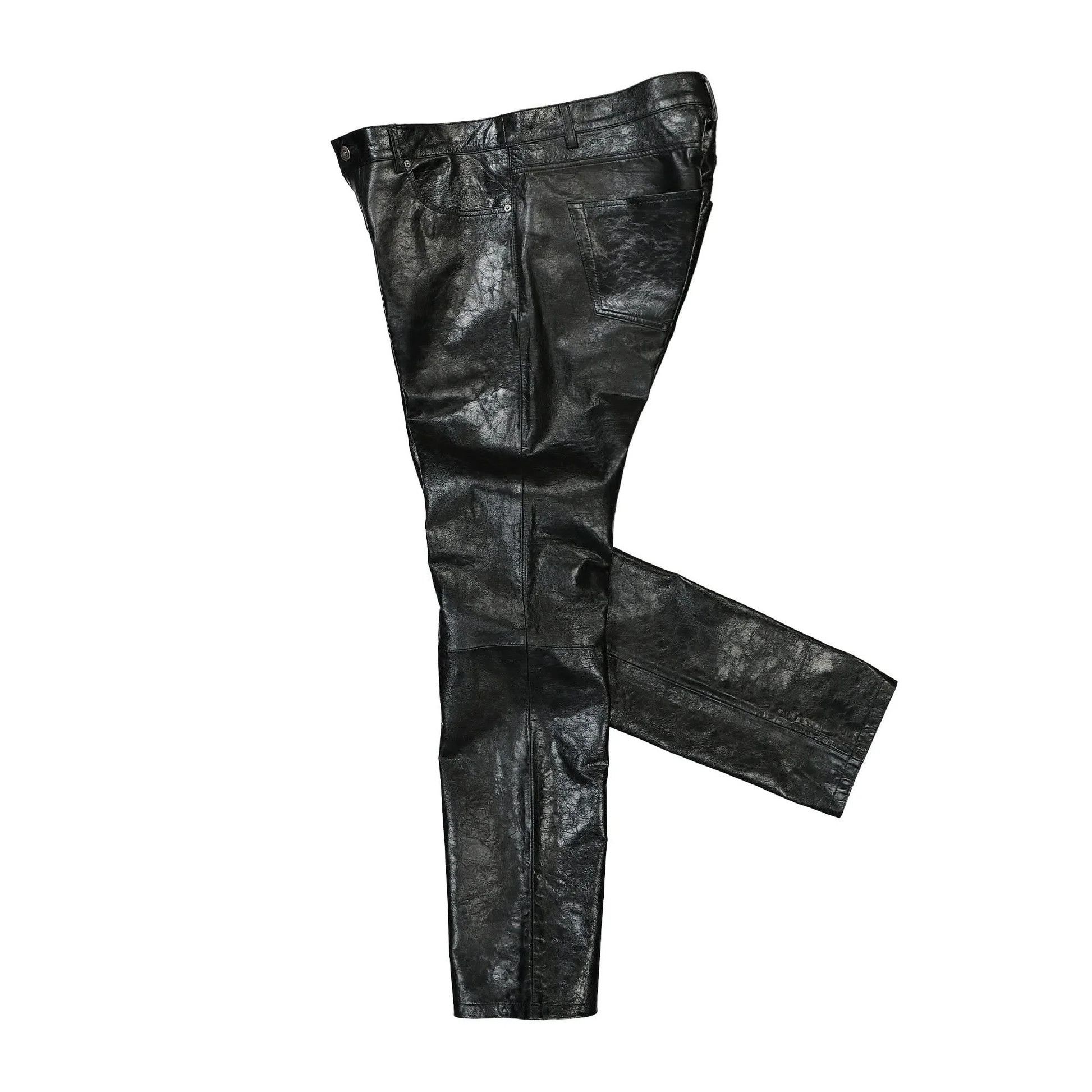 424 424 Leather Pants Trousers Jeans Four two Four Size US 32 / EU 48 - 3 Thumbnail