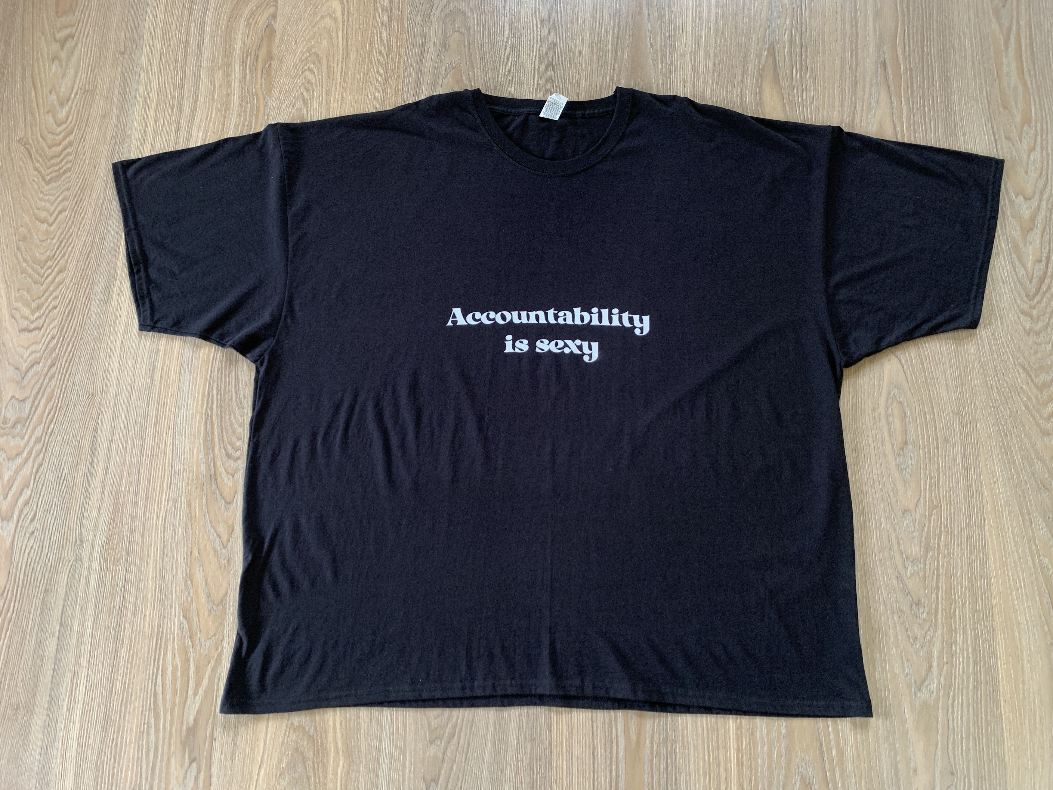 Fruit Of The Loom Accountability Is Sexy Cotton T-Shirt Size US XXL / EU 58 / 5 - 2 Thumbnail