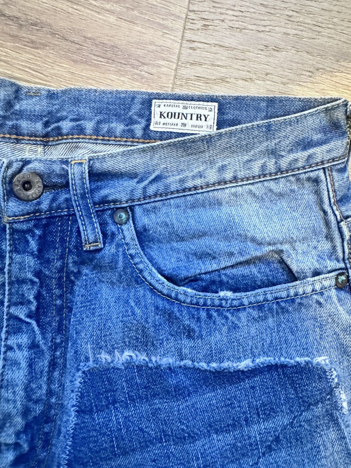 Kapital KAPITAL OKABILLY PATCHWORK DENIM Size US 34 / EU 50 - 7 Thumbnail