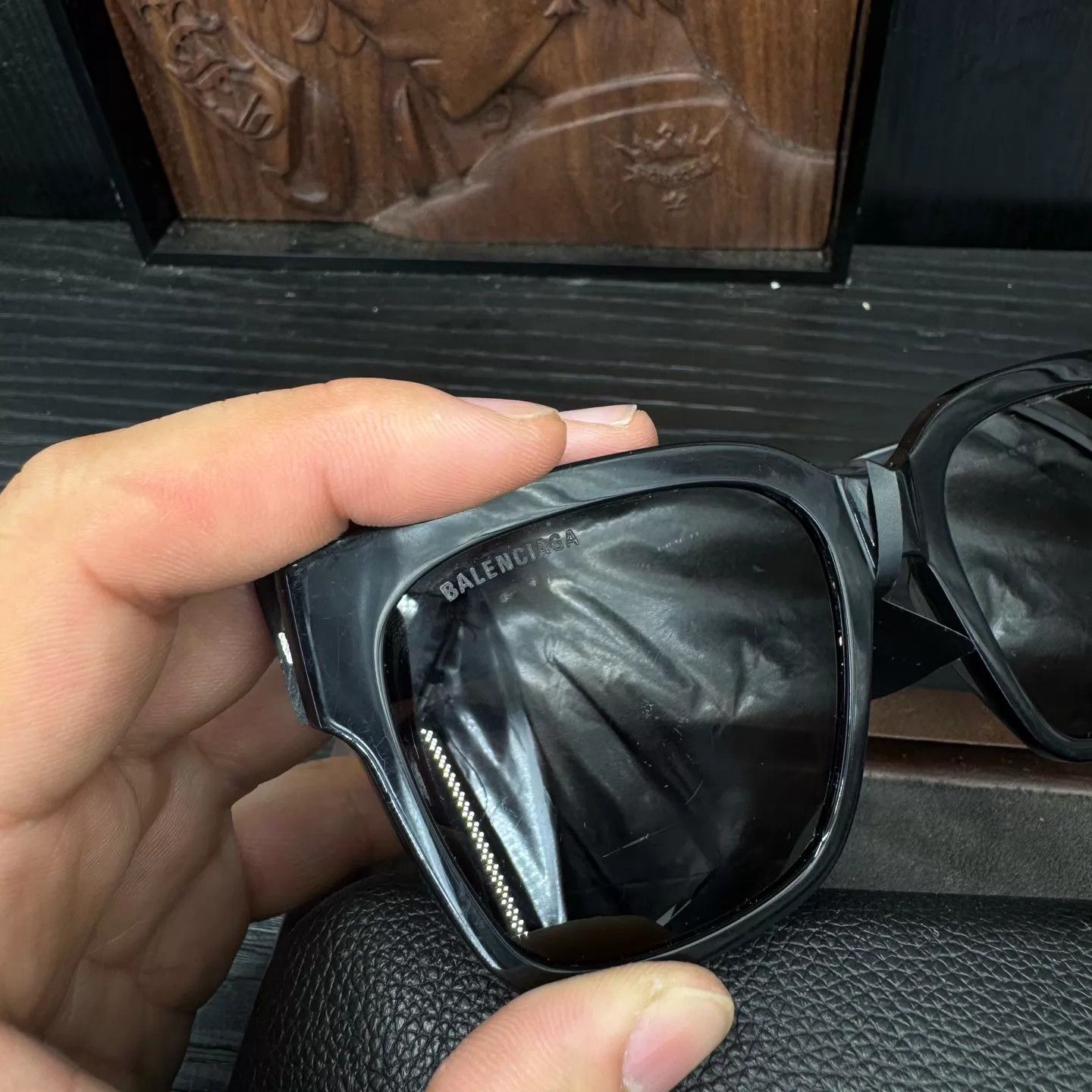 Balenciaga Balenciaga Black Sunglasses One Size Original Box Size ONE SIZE - 2 Thumbnail