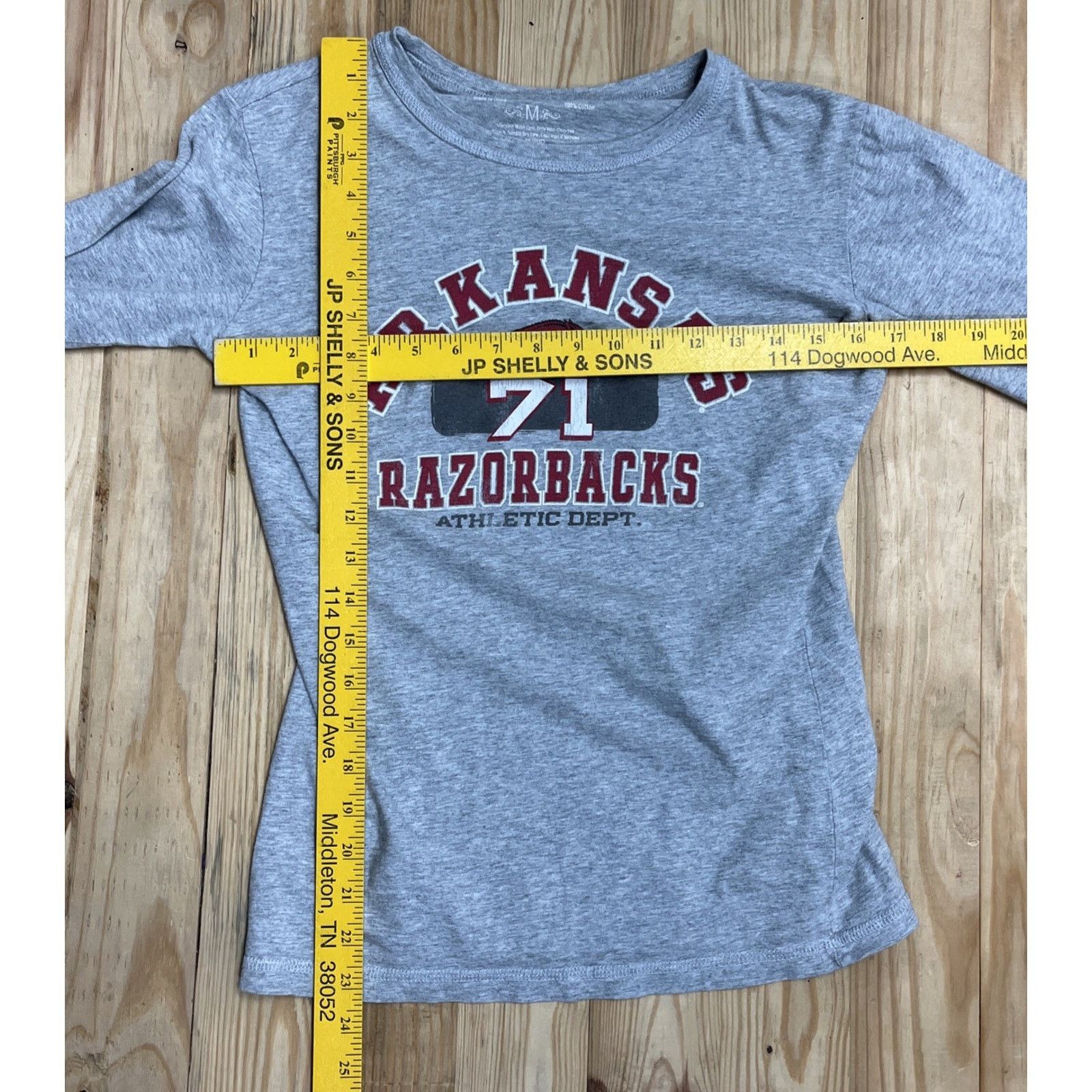 J. America J. America Women’s Gray Longsleeve Arkansas Shirt Size M Size US M / EU 48-50 / 2 - 5 Thumbnail