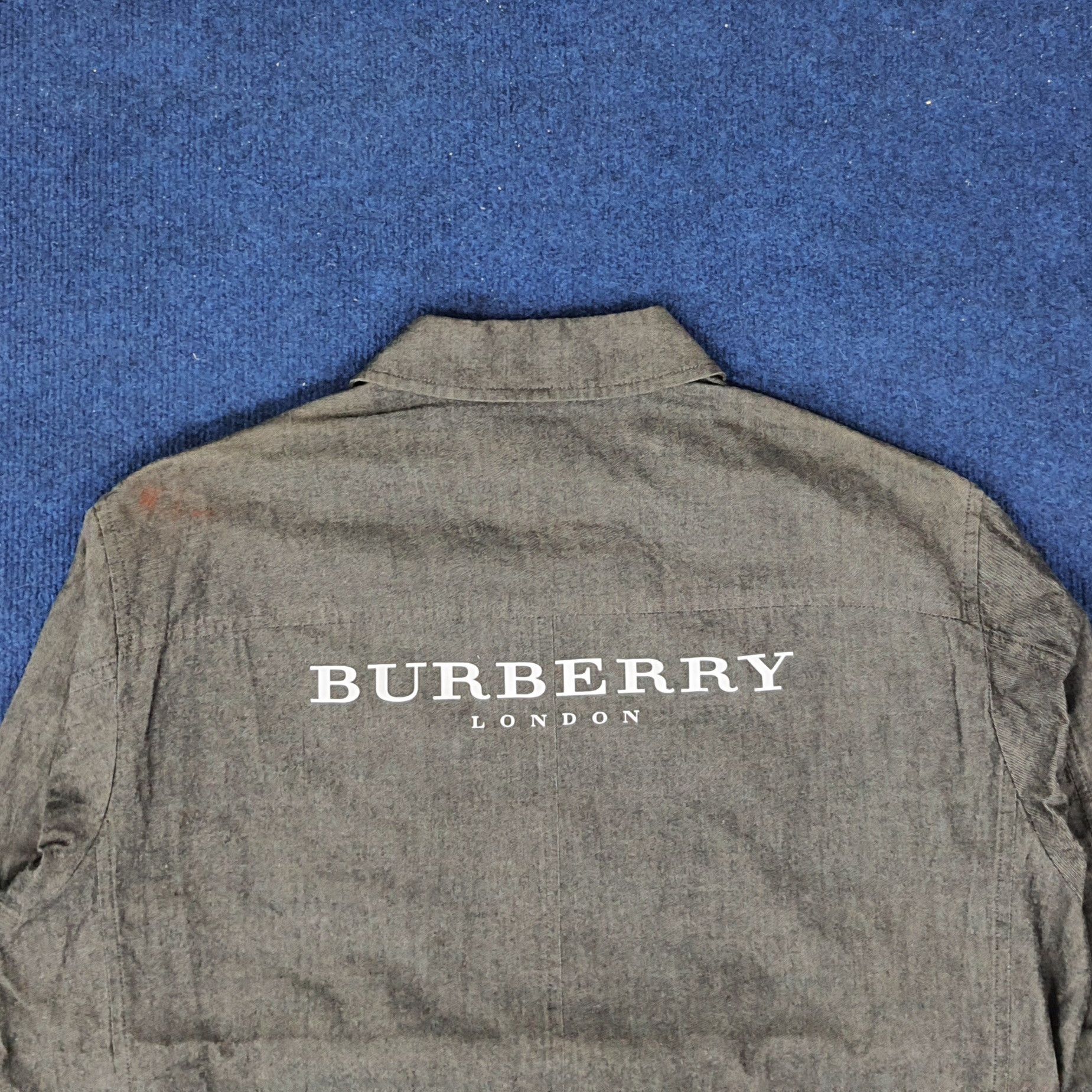 Burberry Vintage Burberry London Designer Zipper Jacket C222N17 Size US L / EU 52-54 / 3 - 2 Thumbnail
