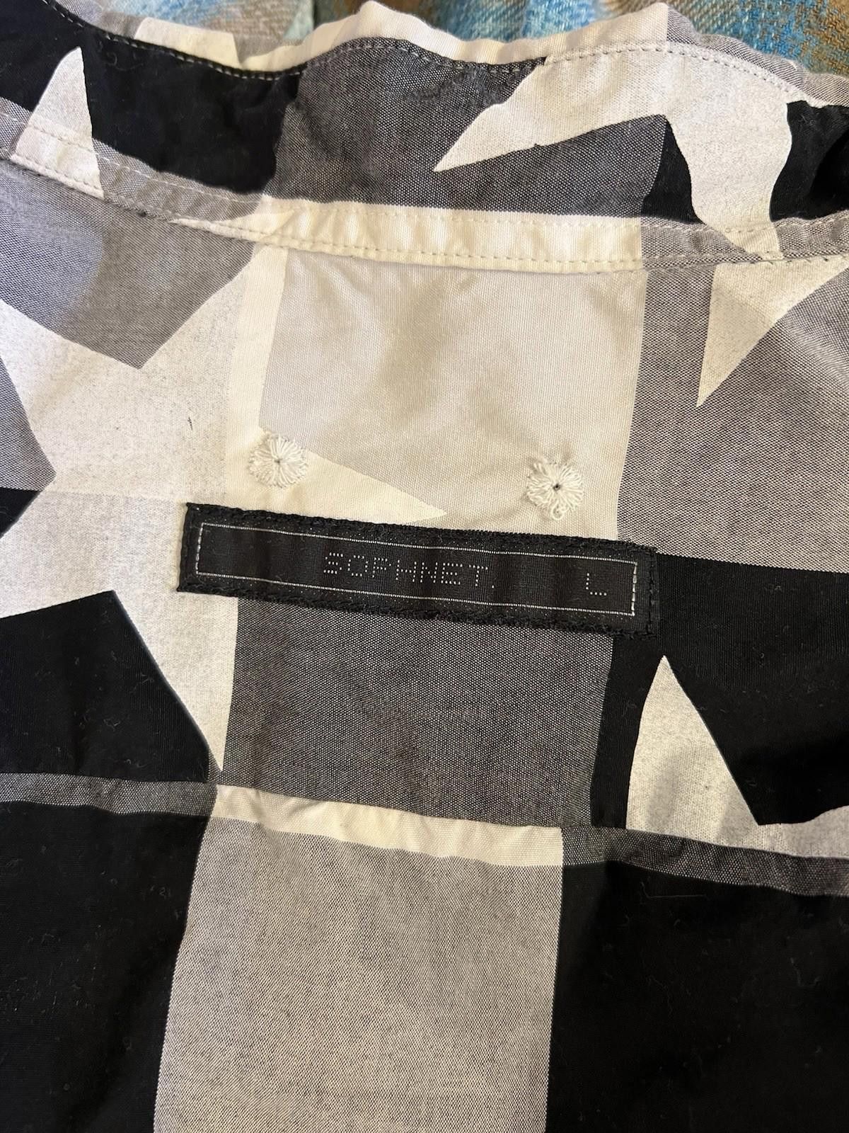 Sophnet. SOPHNET. Check Star Print Shirt White Black Large Size US L / EU 52-54 / 3 - 6 Thumbnail