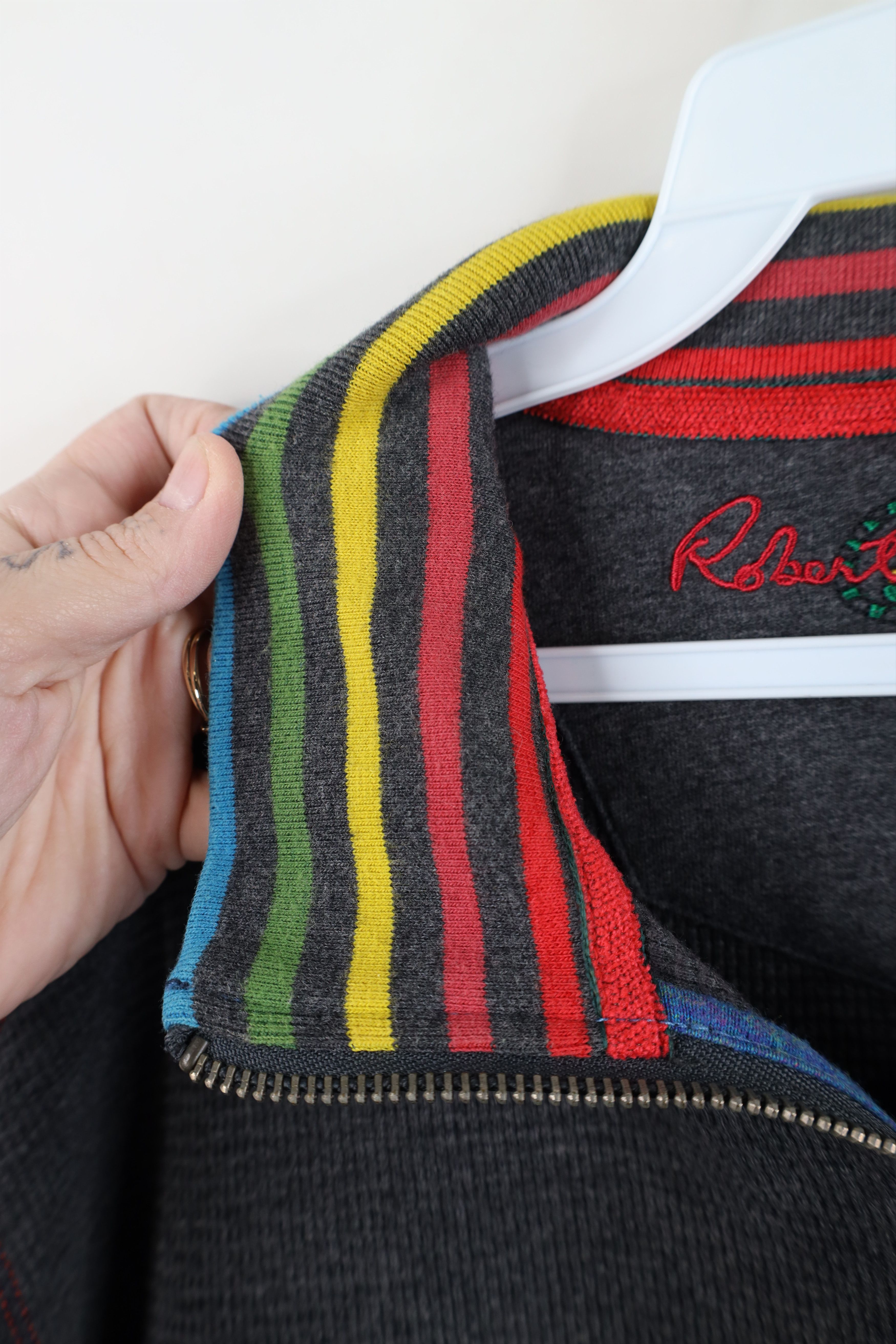 Robert Graham Robert Graham Thermal Waffle Knit Half Zip Pullover Sweater Size US L / EU 52-54 / 3 - 5 Thumbnail